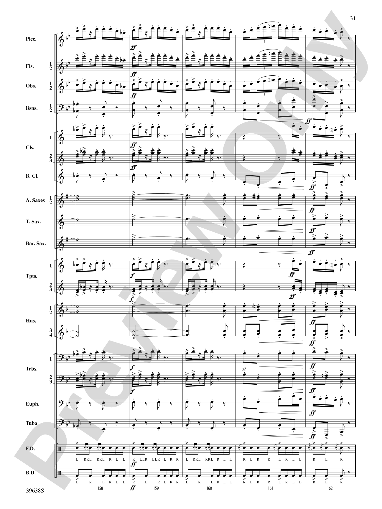 Field Ayres: Concert Band Conductor Score & Parts