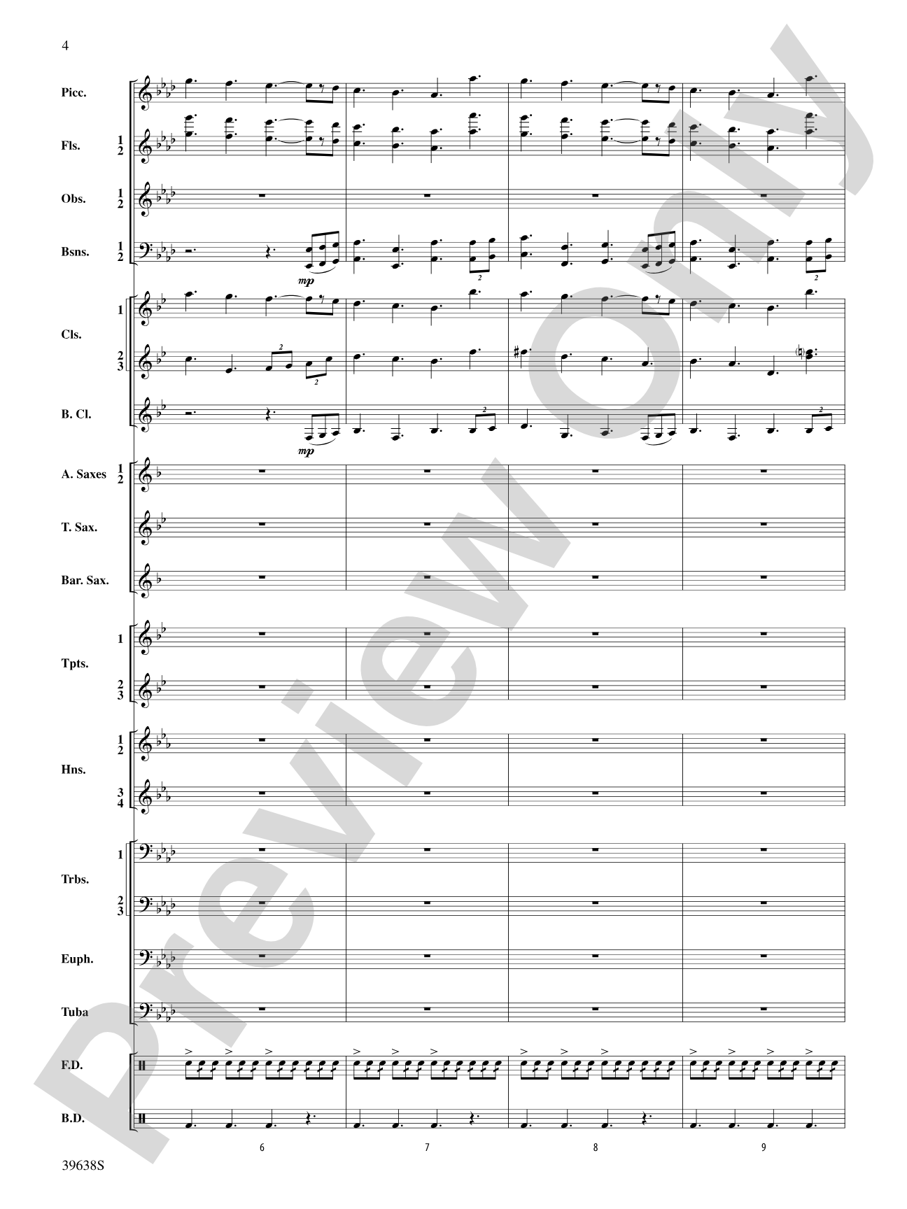 Field Ayres: Concert Band Conductor Score & Parts