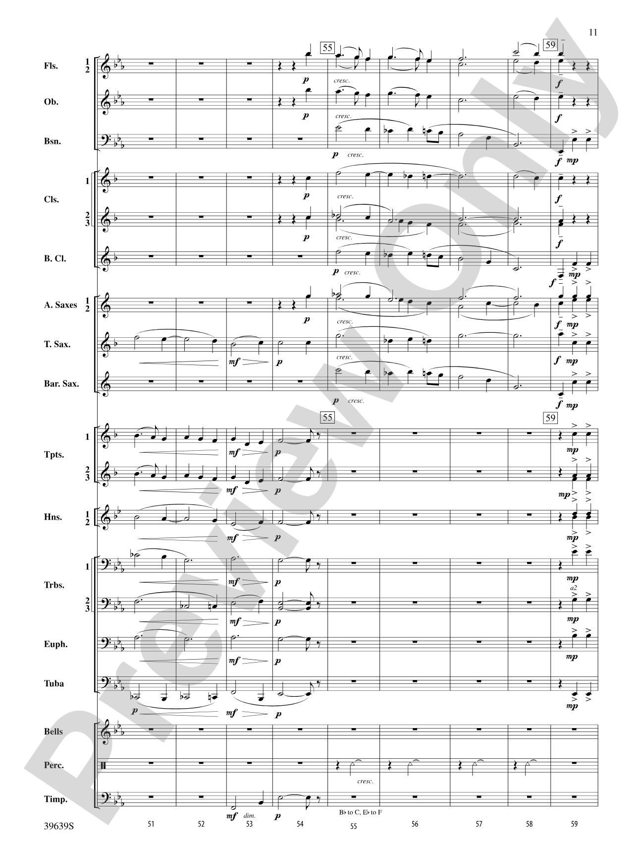 Two Nativity Carols: Concert Band Conductor Score & Parts