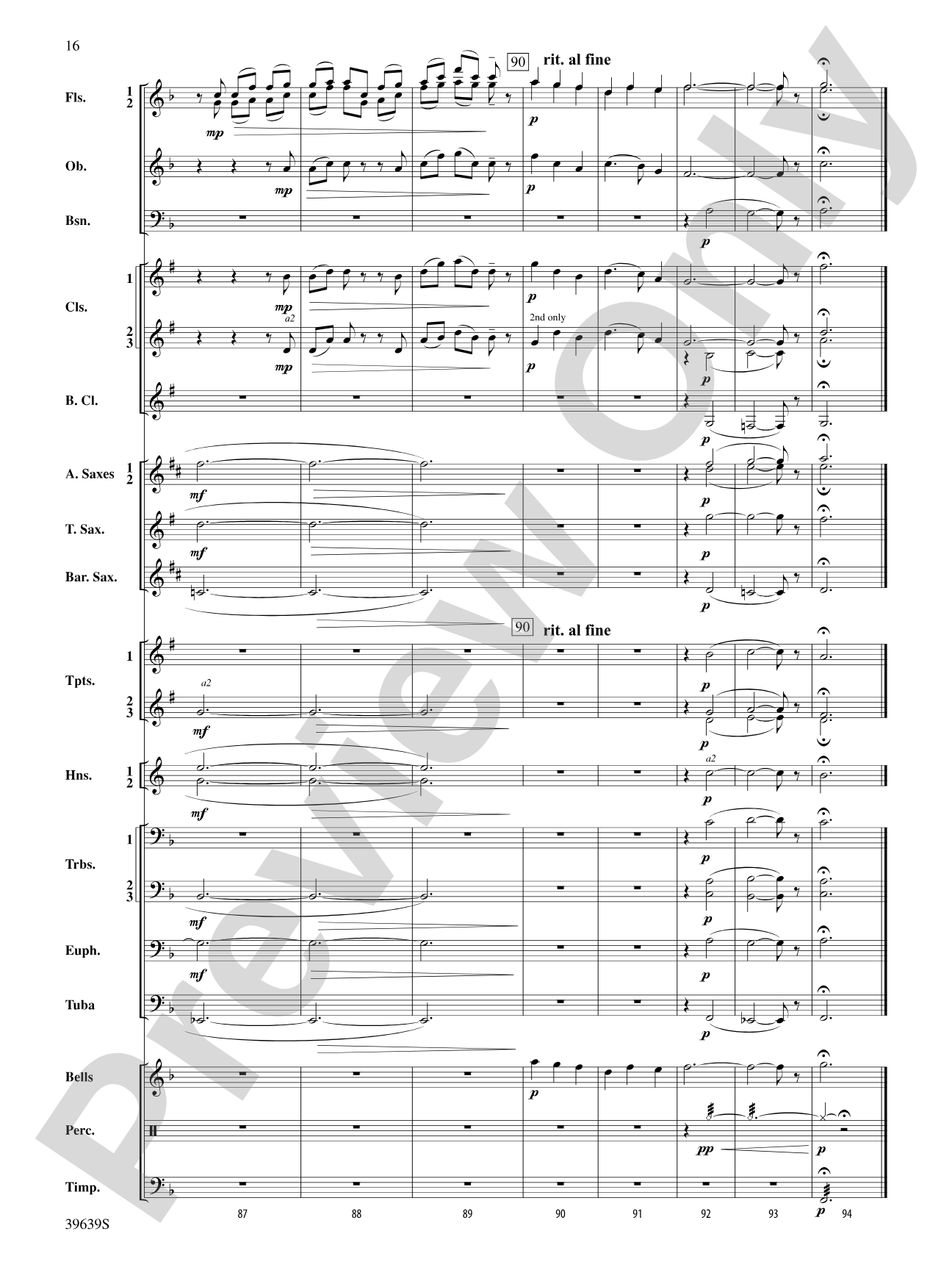 Two Nativity Carols: Concert Band Conductor Score & Parts