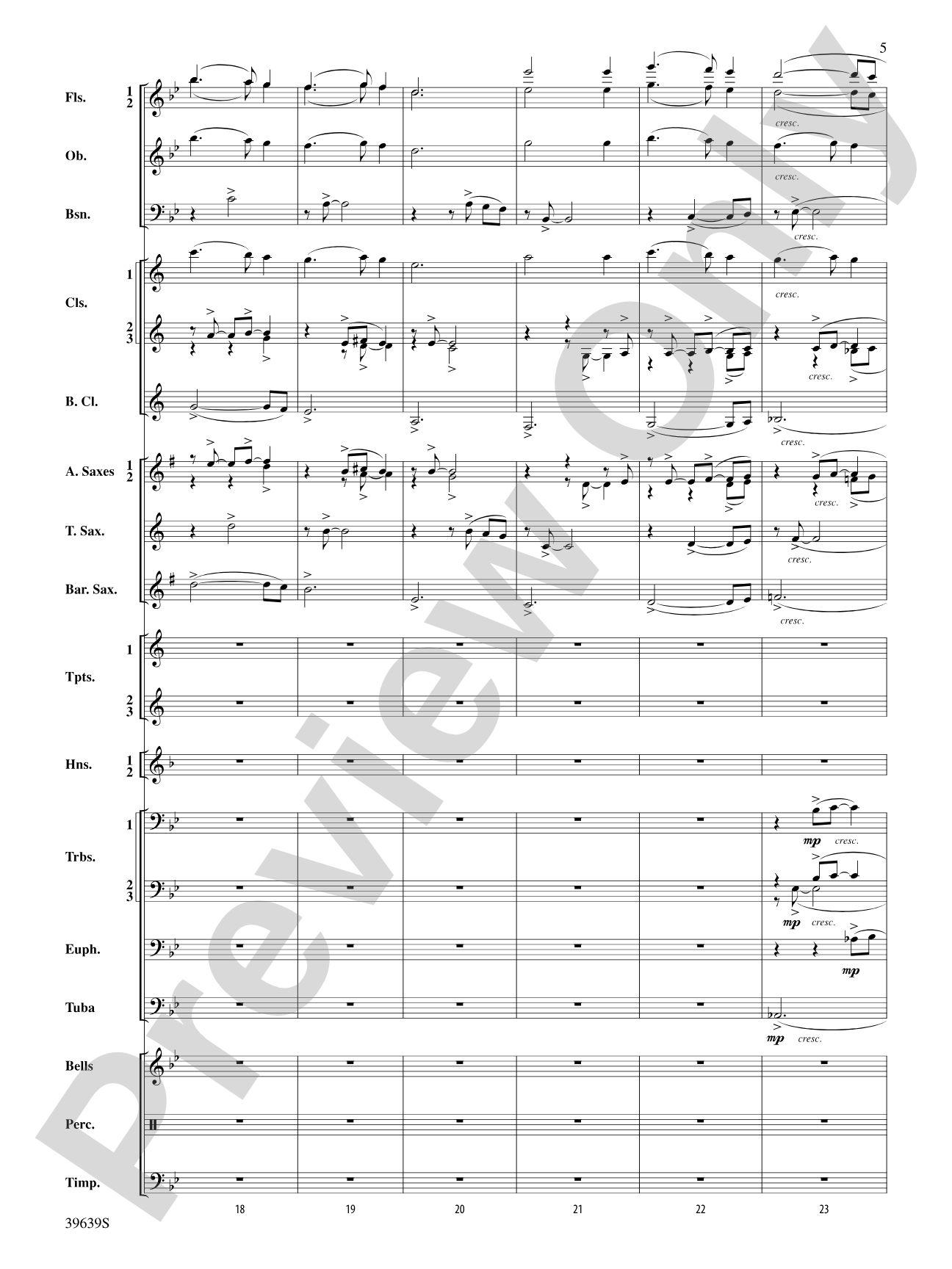 Two Nativity Carols: Concert Band Conductor Score & Parts
