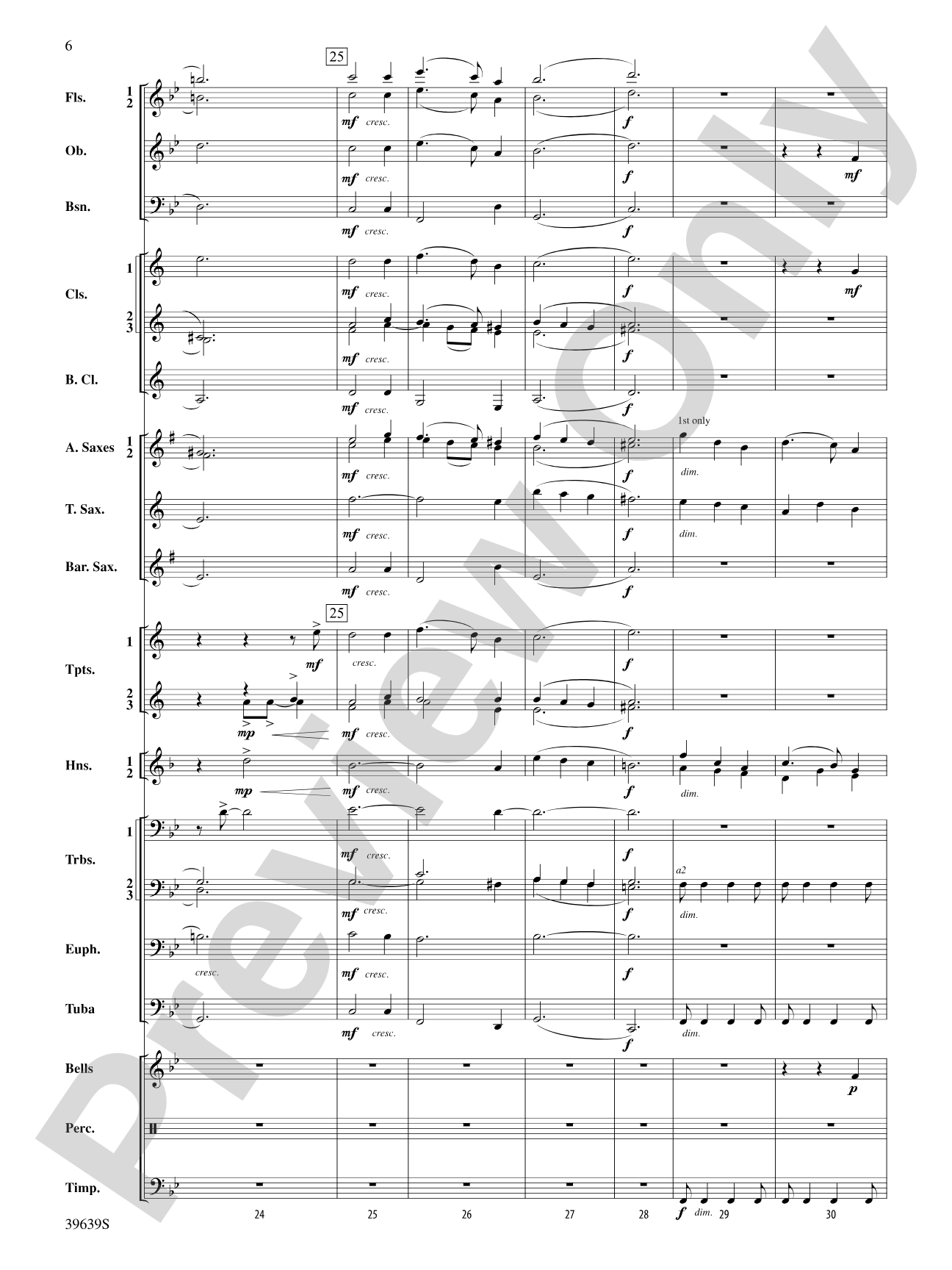 Two Nativity Carols: Concert Band Conductor Score & Parts