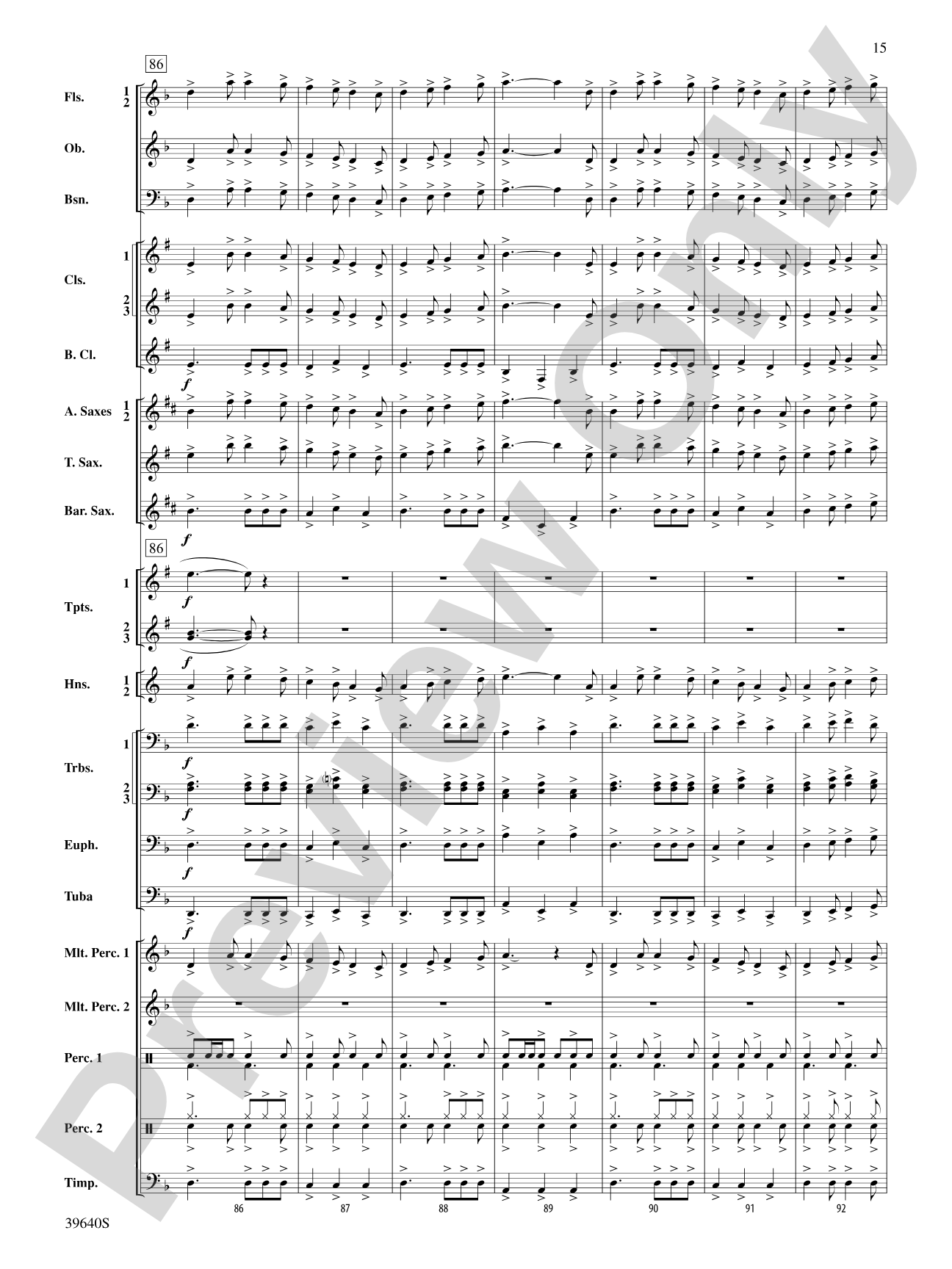 Ancient Carol Variants: Concert Band Conductor Score & Parts