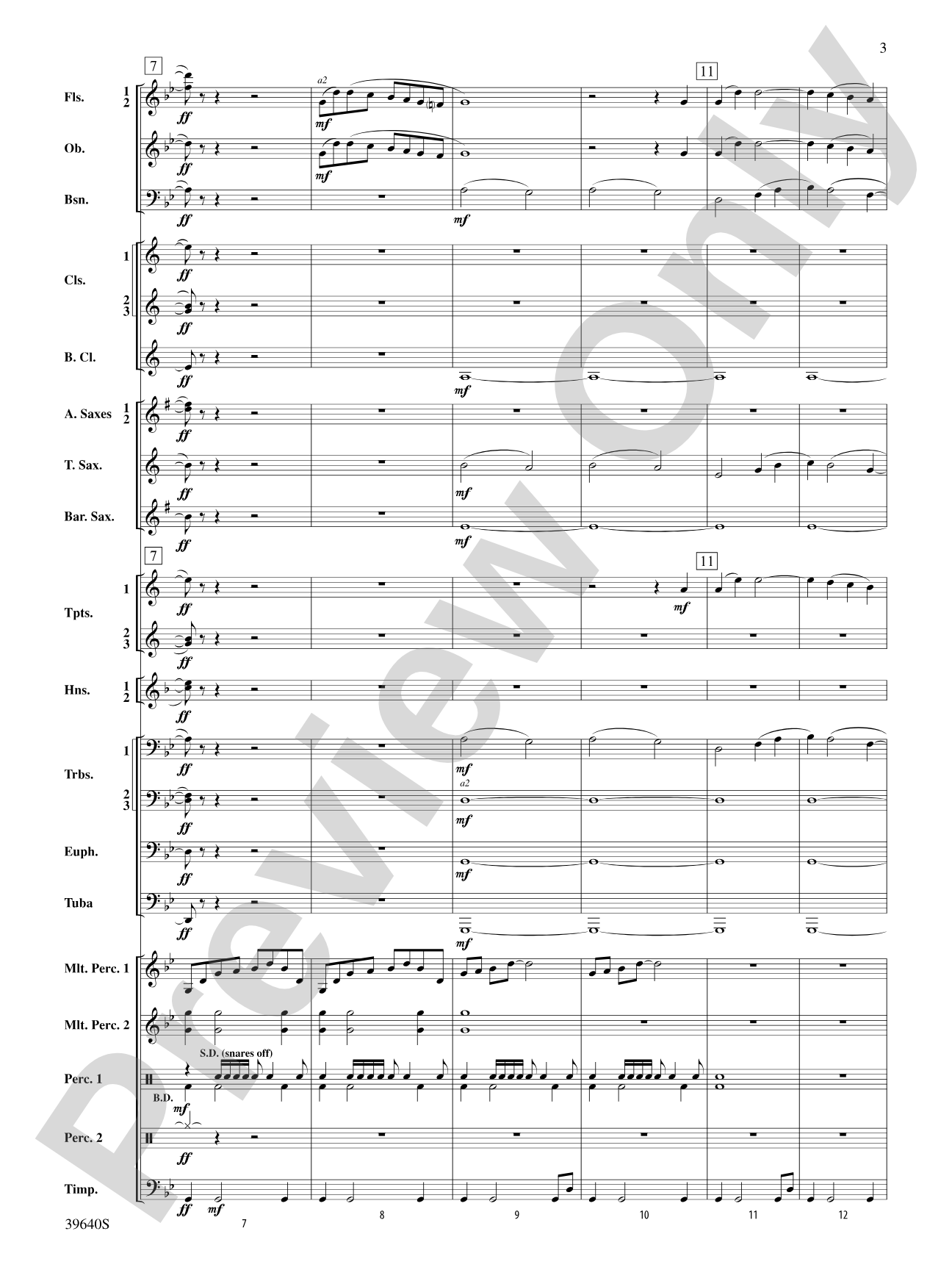 Ancient Carol Variants: Concert Band Conductor Score & Parts