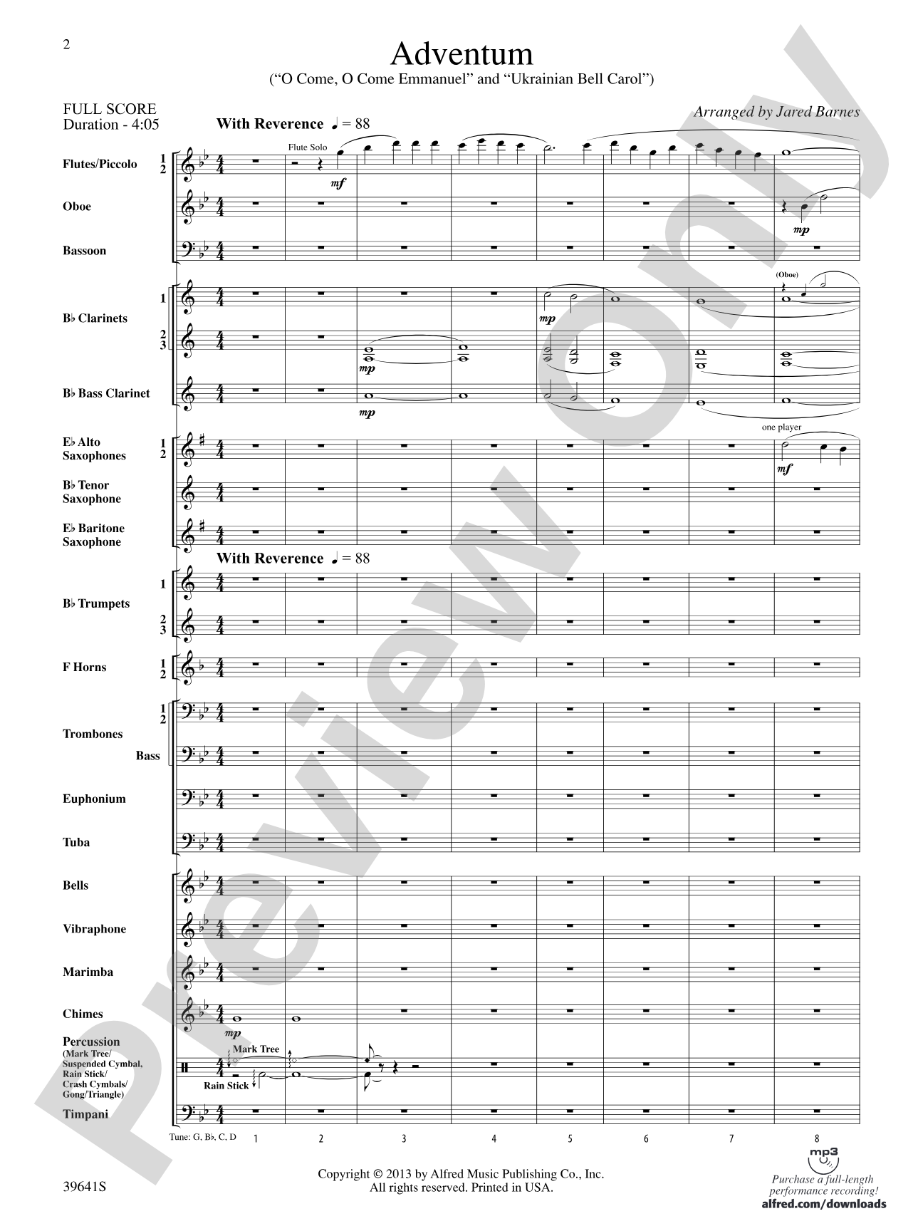Adventum: Concert Band Conductor Score & Parts