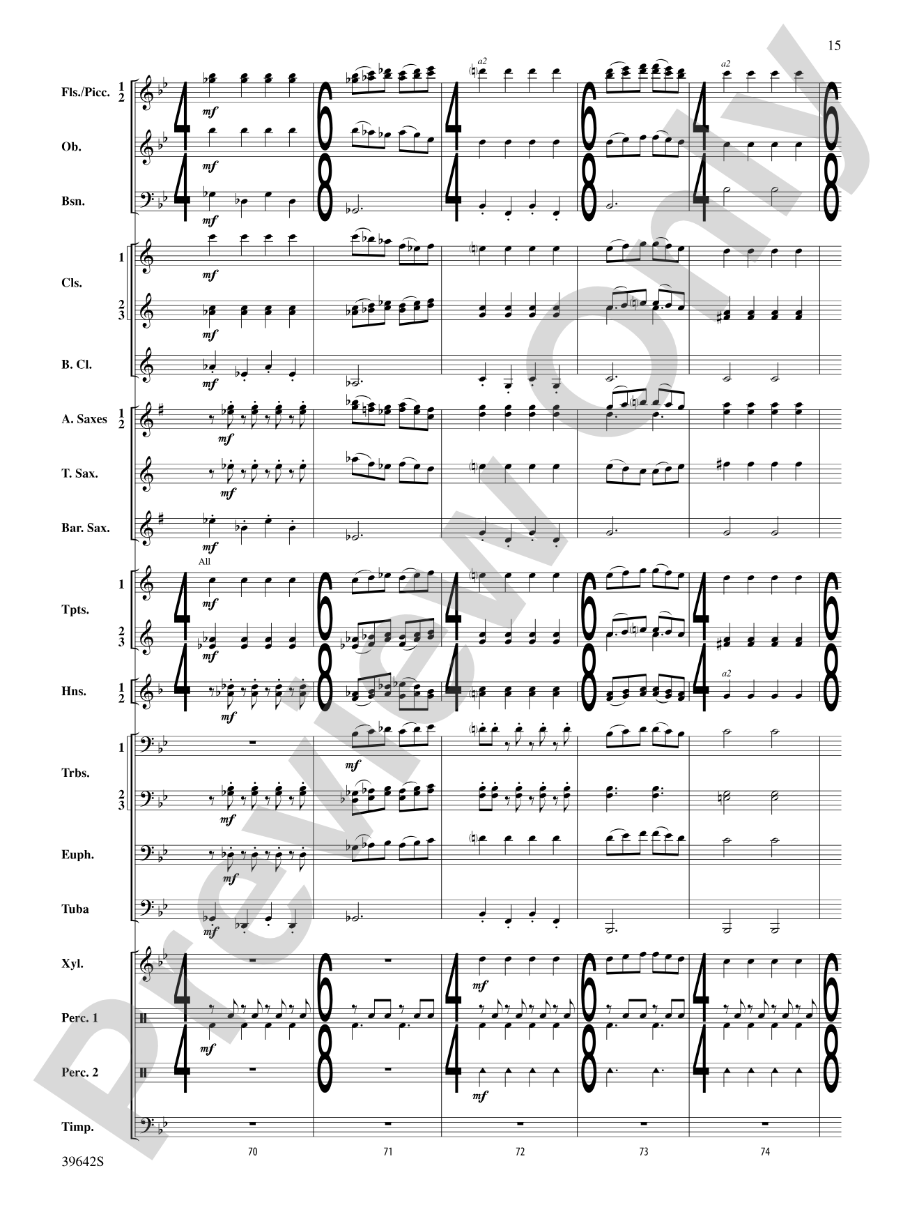 Chroma: Concert Band Conductor Score & Parts