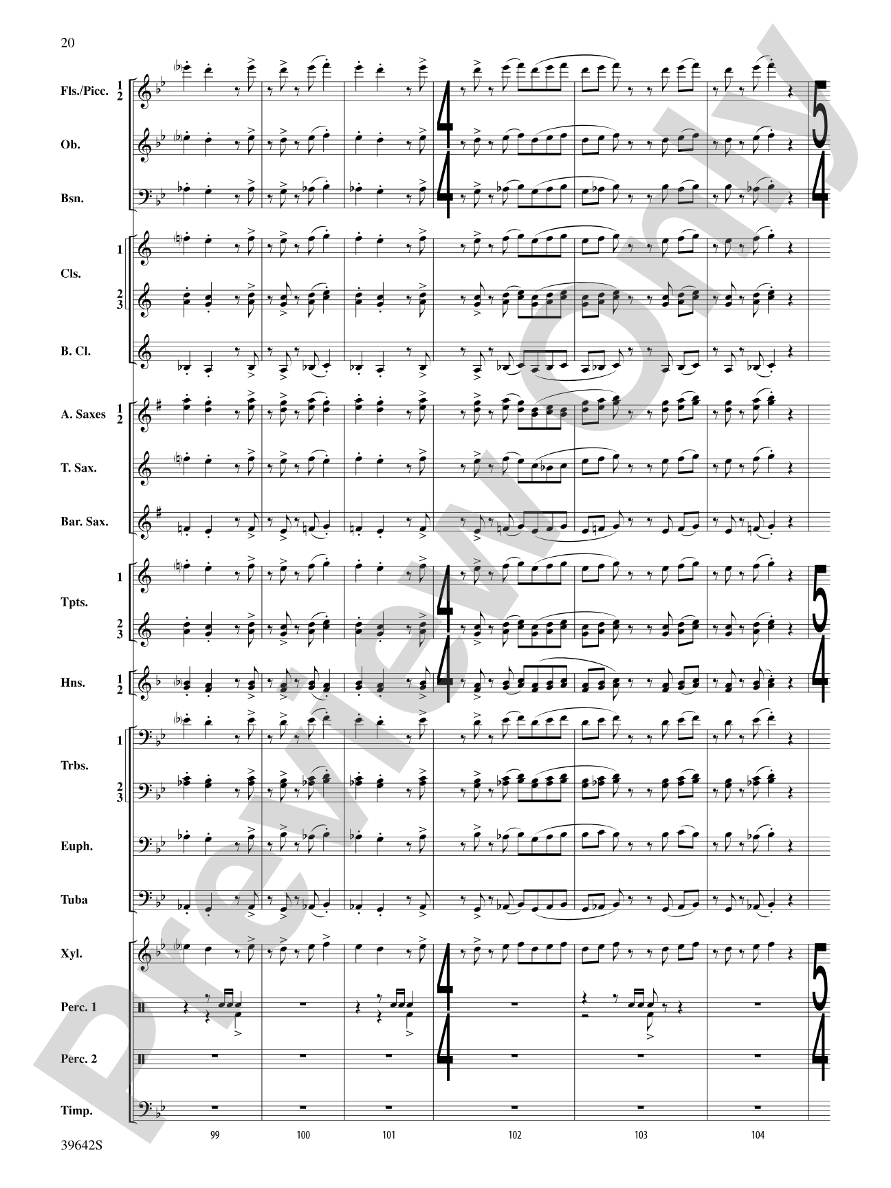 Chroma: Concert Band Conductor Score & Parts