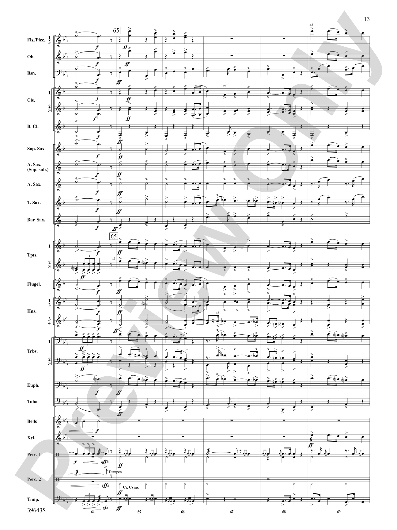 Country Gardens: Concert Band Conductor Score & Parts