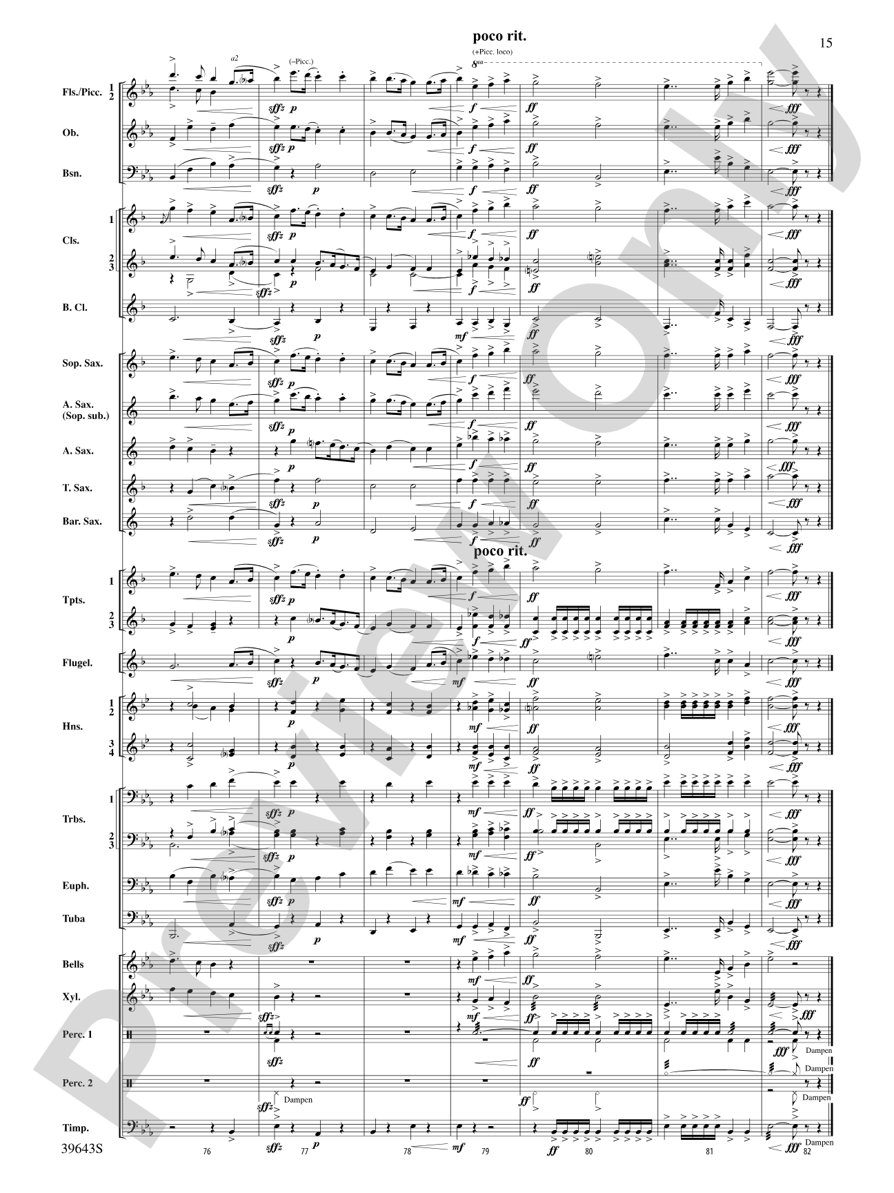 Country Gardens: Concert Band Conductor Score & Parts