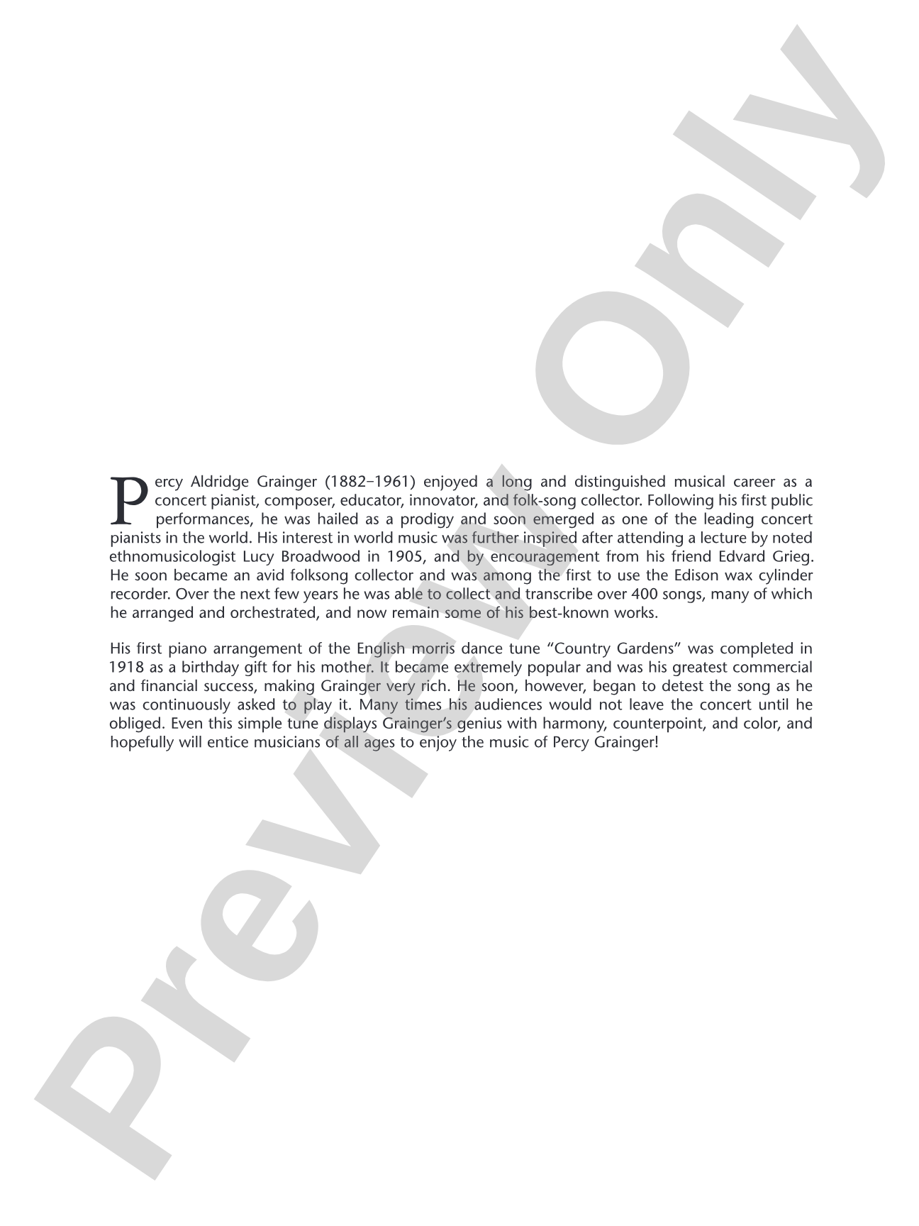 Country Gardens: Concert Band Conductor Score & Parts