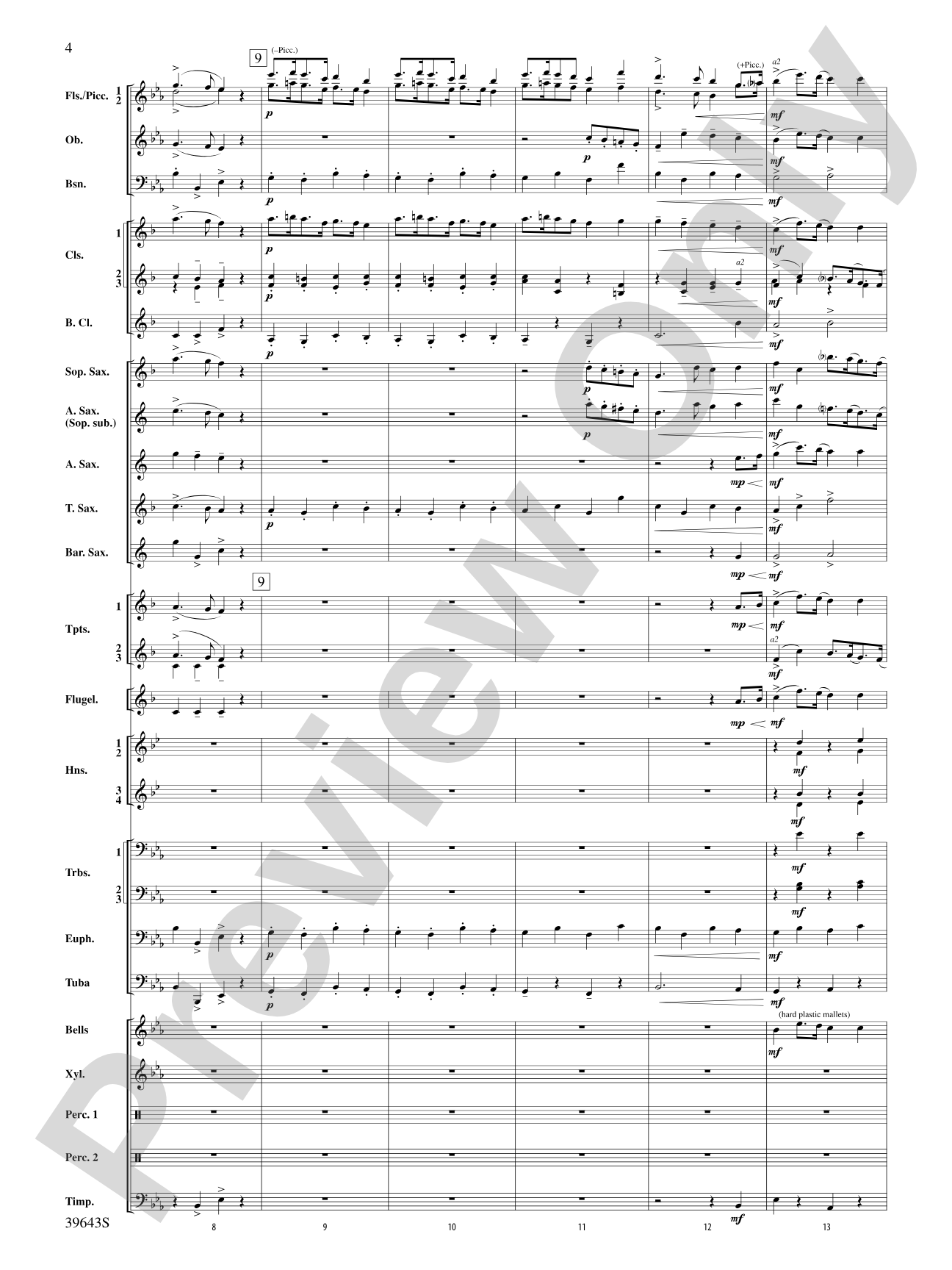 Country Gardens: Concert Band Conductor Score & Parts