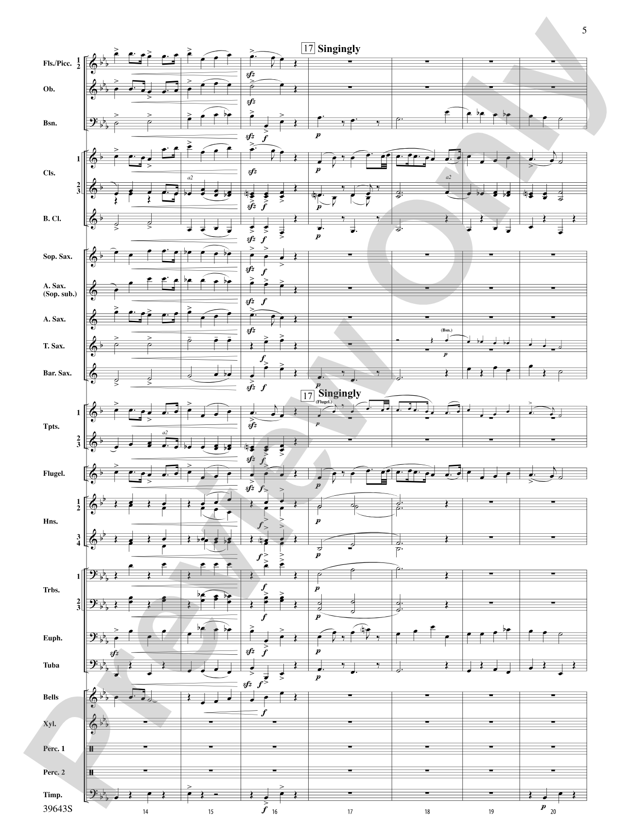 Country Gardens: Concert Band Conductor Score & Parts