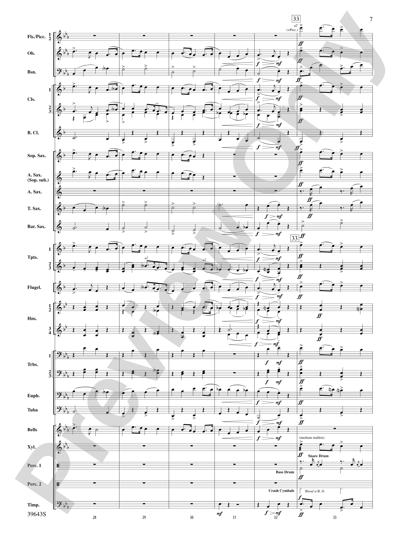 Country Gardens: Concert Band Conductor Score & Parts