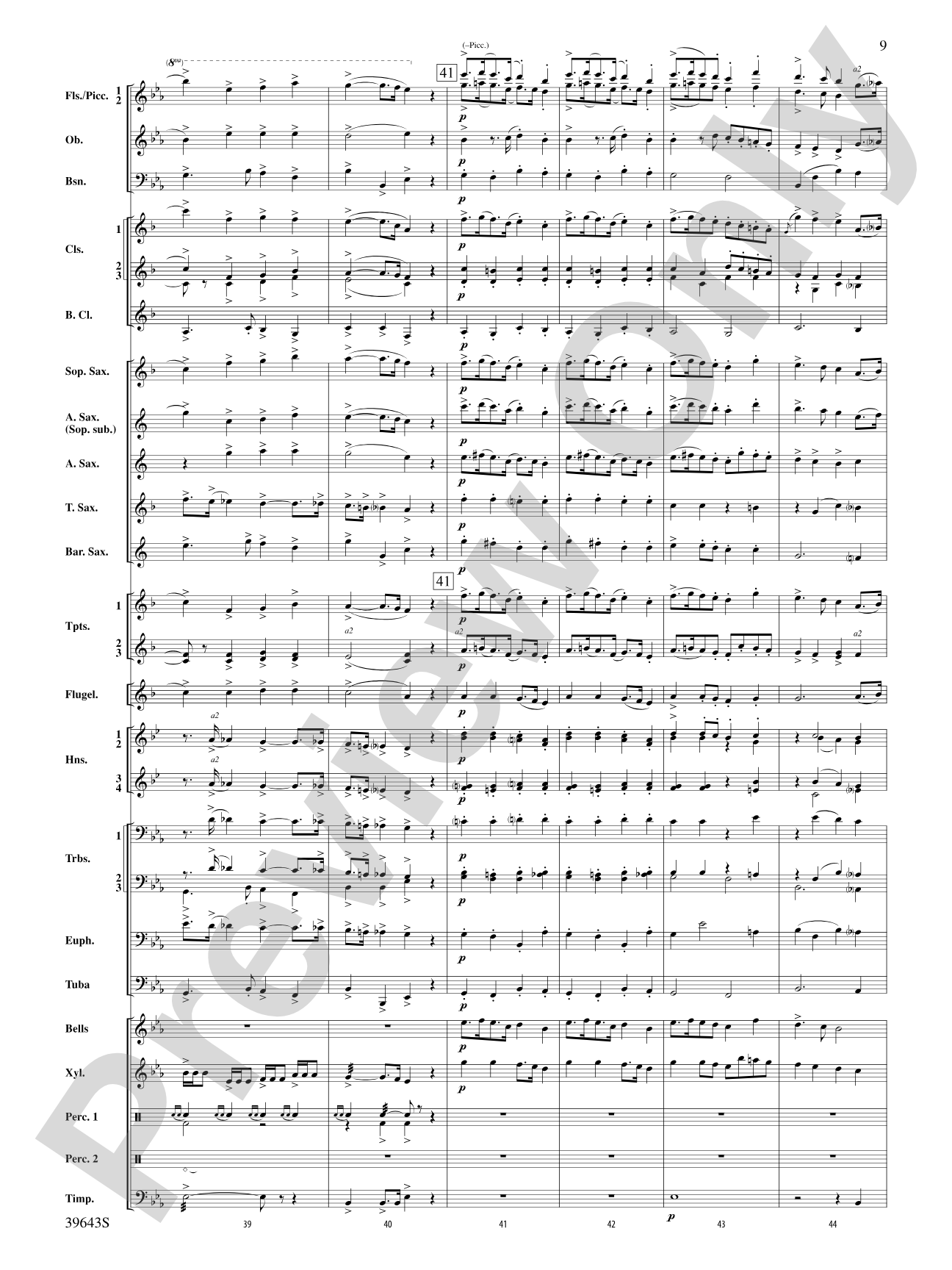 Country Gardens: Concert Band Conductor Score & Parts