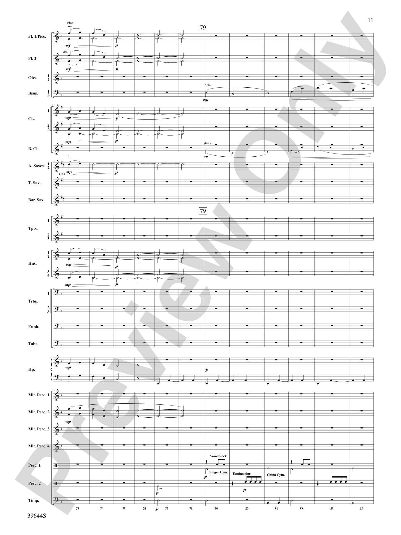 Laideronnette: Impératrice des Pagodes (from Ma mère l'oye ): Score