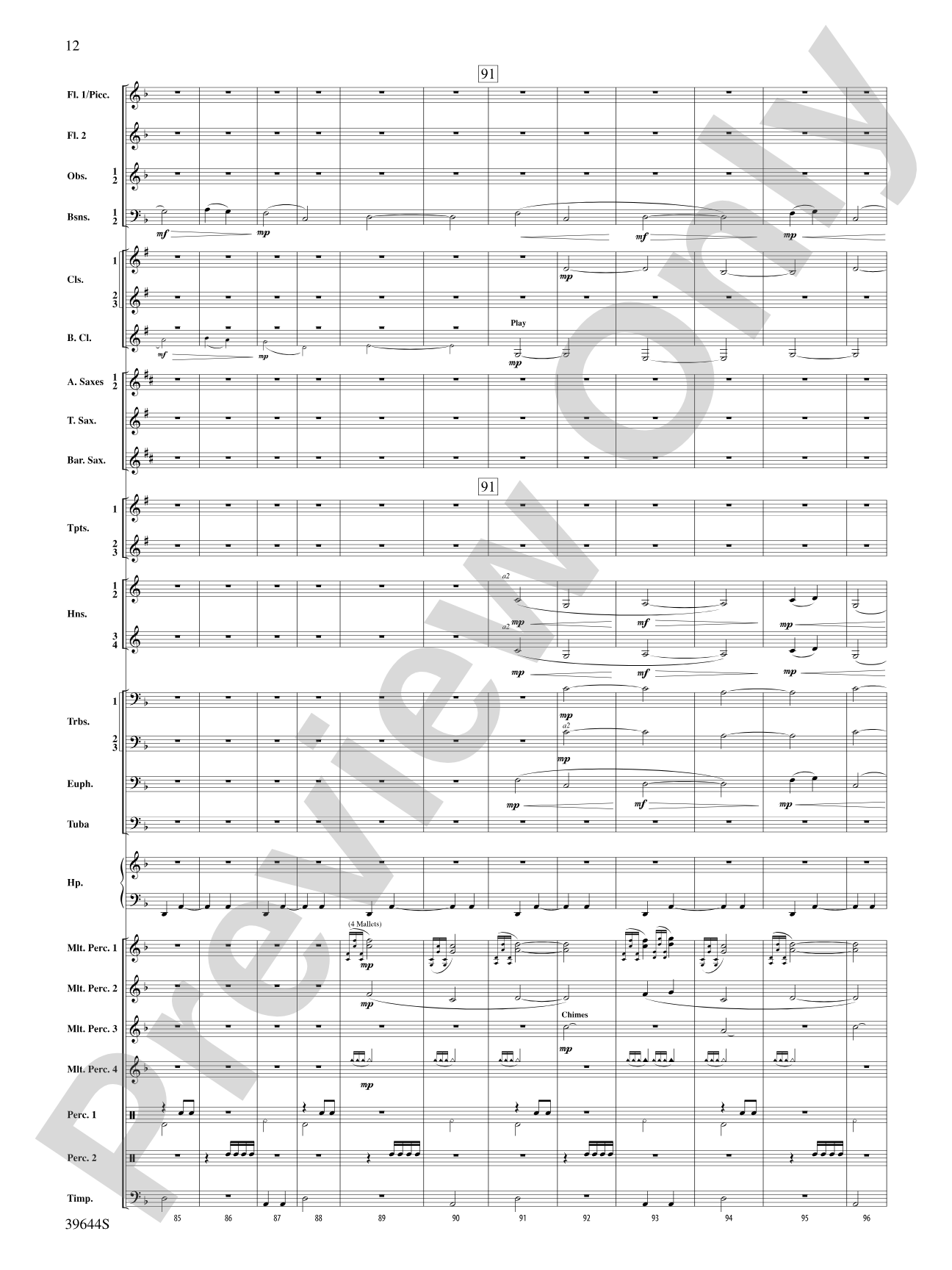 Laideronnette: Impératrice des Pagodes (from Ma mère l'oye ): Score