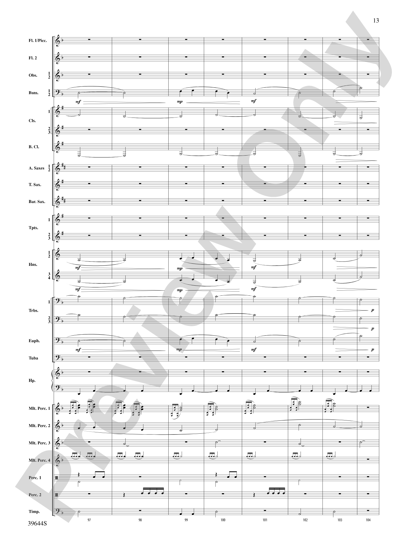 Laideronnette: Impératrice des Pagodes (from Ma mère l'oye ): Score