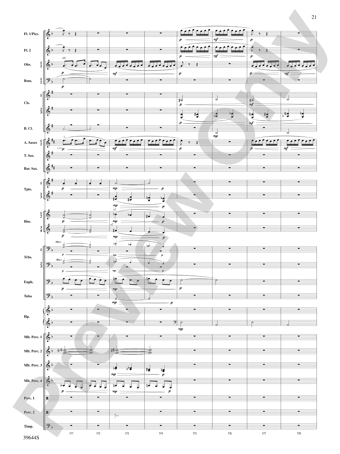 Laideronnette: Impératrice des Pagodes (from Ma mère l'oye ): Score