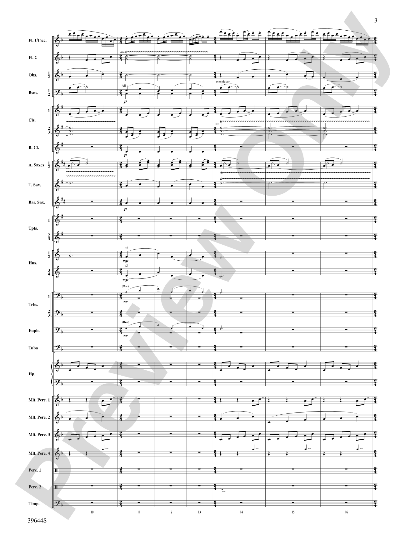 Laideronnette: Impératrice des Pagodes (from Ma mère l'oye ): Score