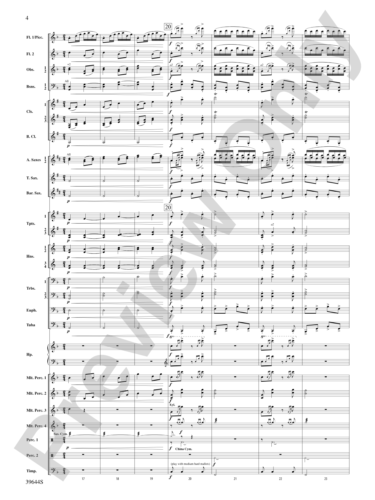 Laideronnette: Impératrice des Pagodes (from Ma mère l'oye ): Score