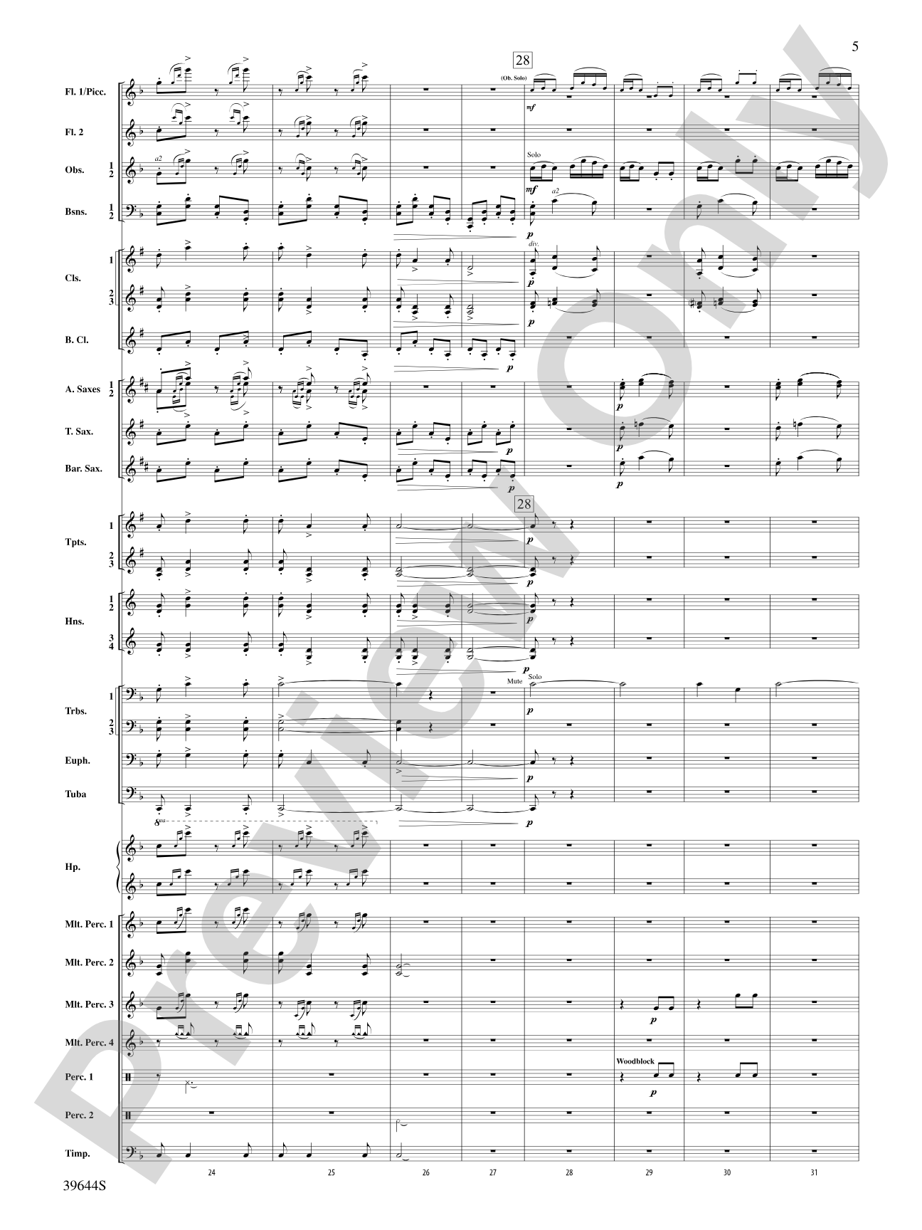 Laideronnette: Impératrice des Pagodes (from Ma mère l'oye ): Score
