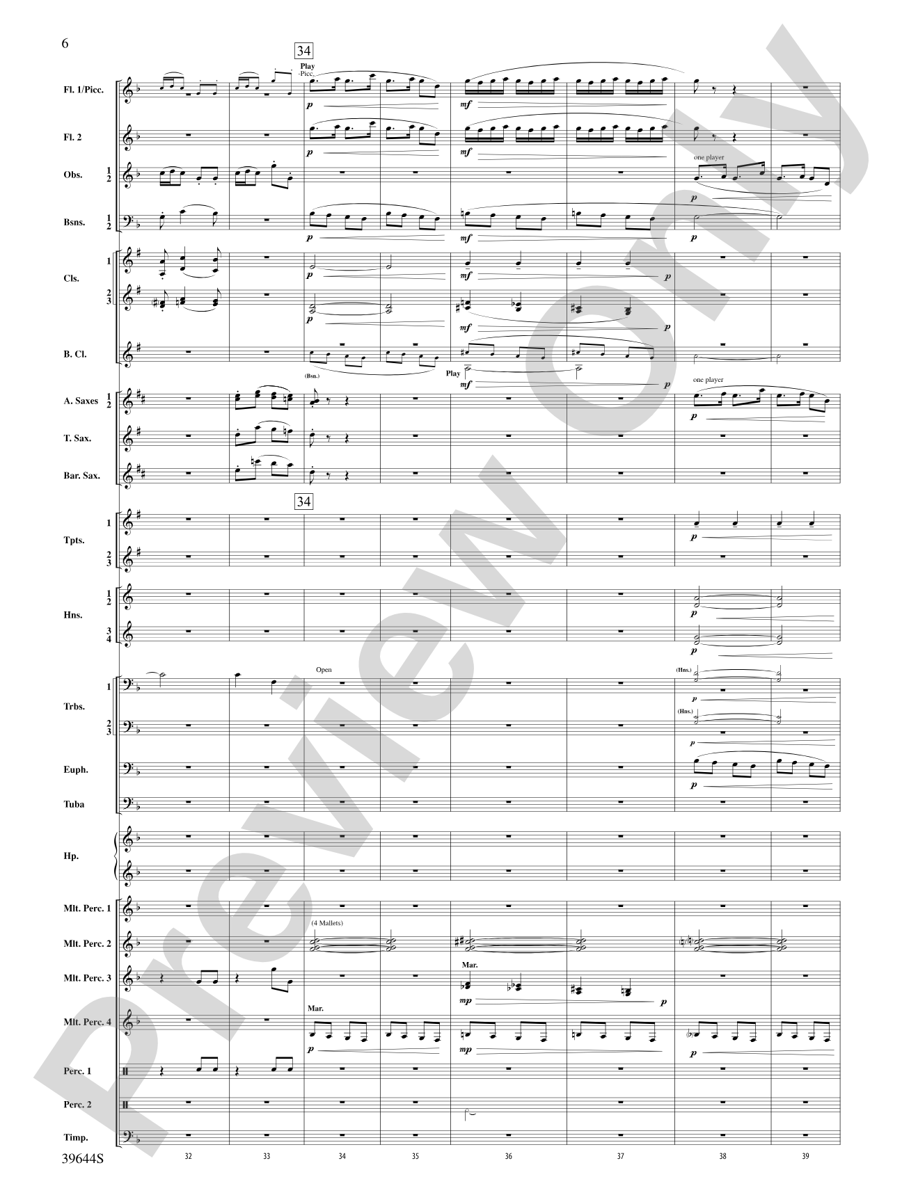 Laideronnette: Impératrice des Pagodes (from Ma mère l'oye ): Score