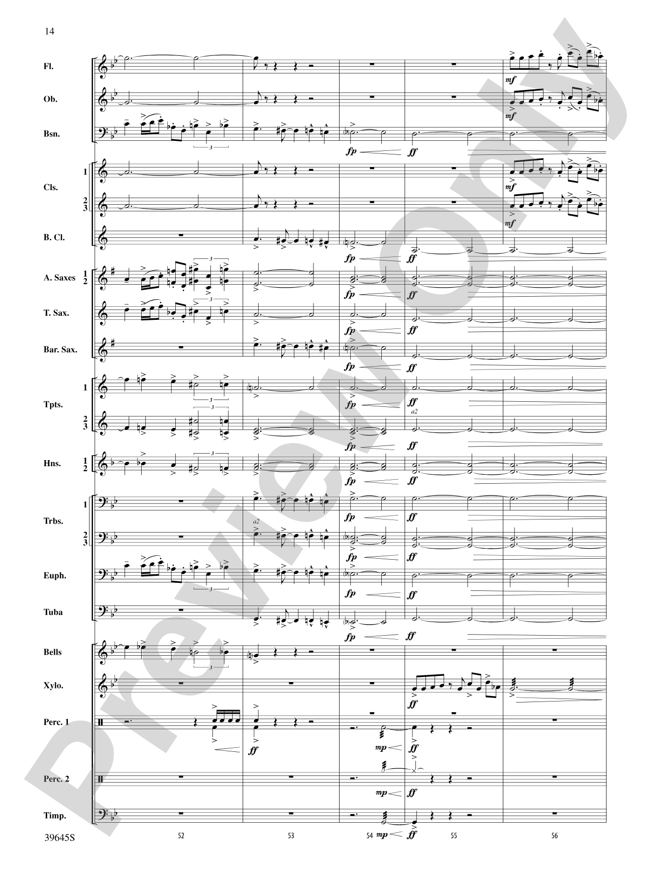 Whirlybird: Concert Band Conductor Score & Parts