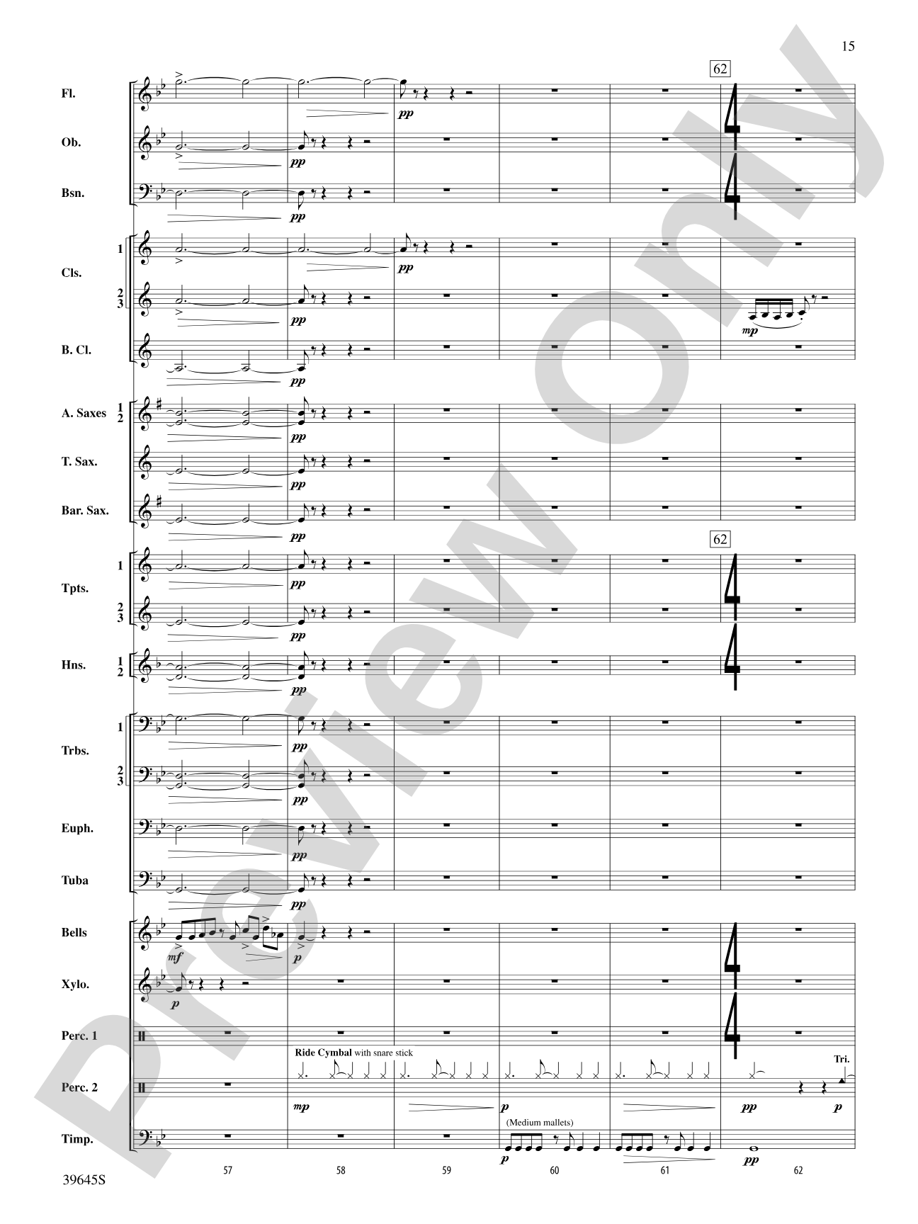 Whirlybird: Concert Band Conductor Score & Parts