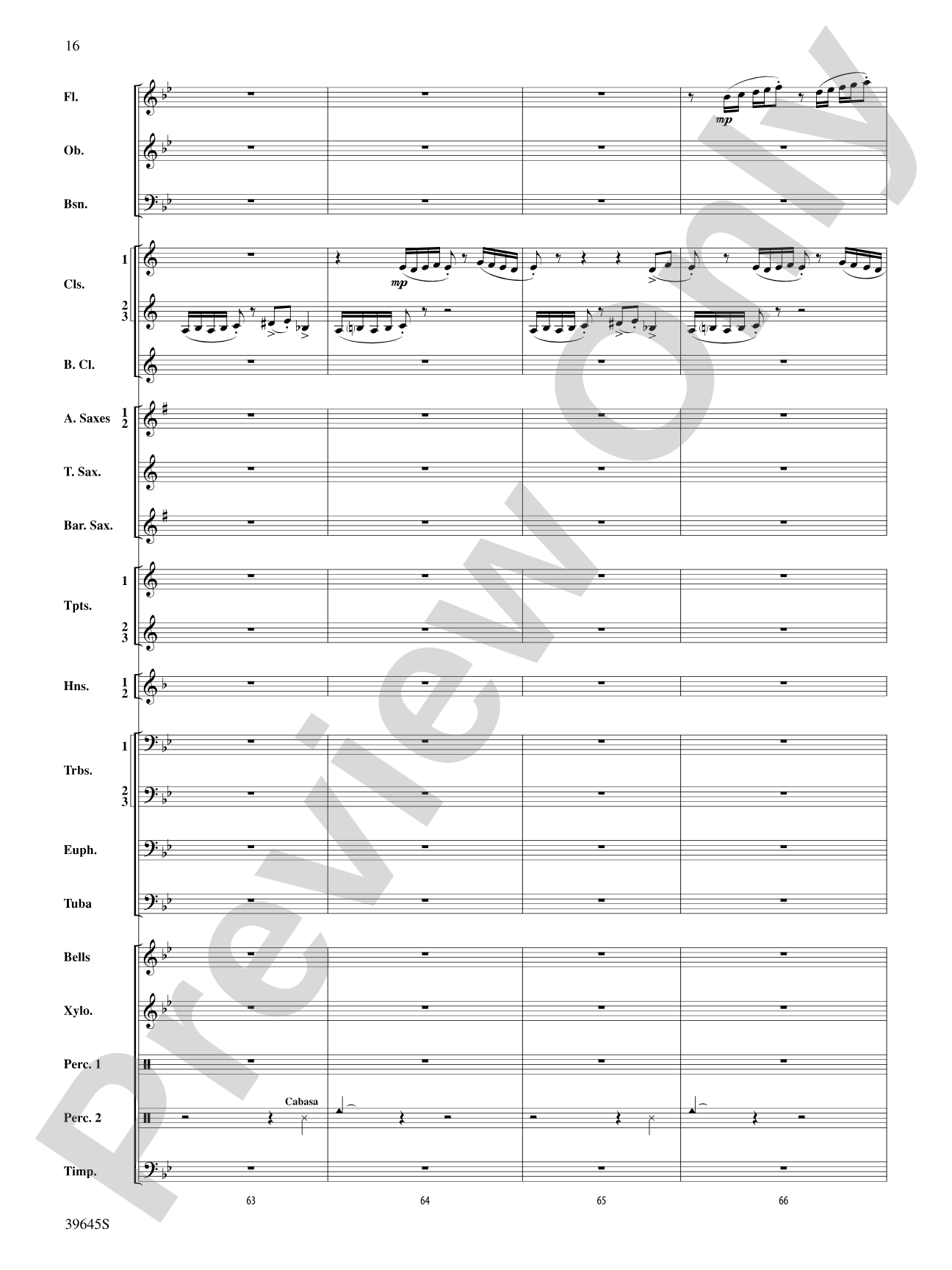 Whirlybird: Concert Band Conductor Score & Parts