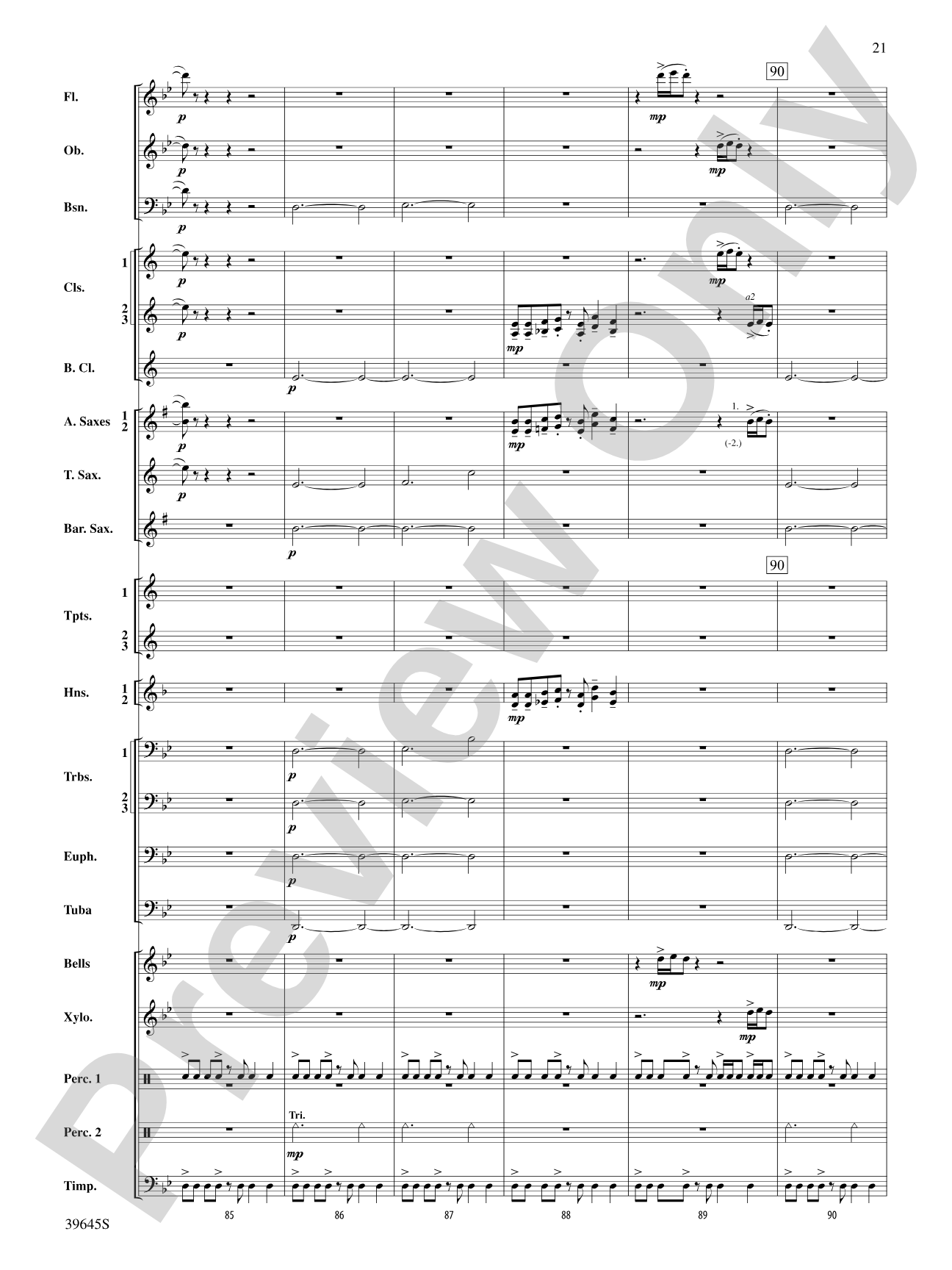 Whirlybird: Concert Band Conductor Score & Parts