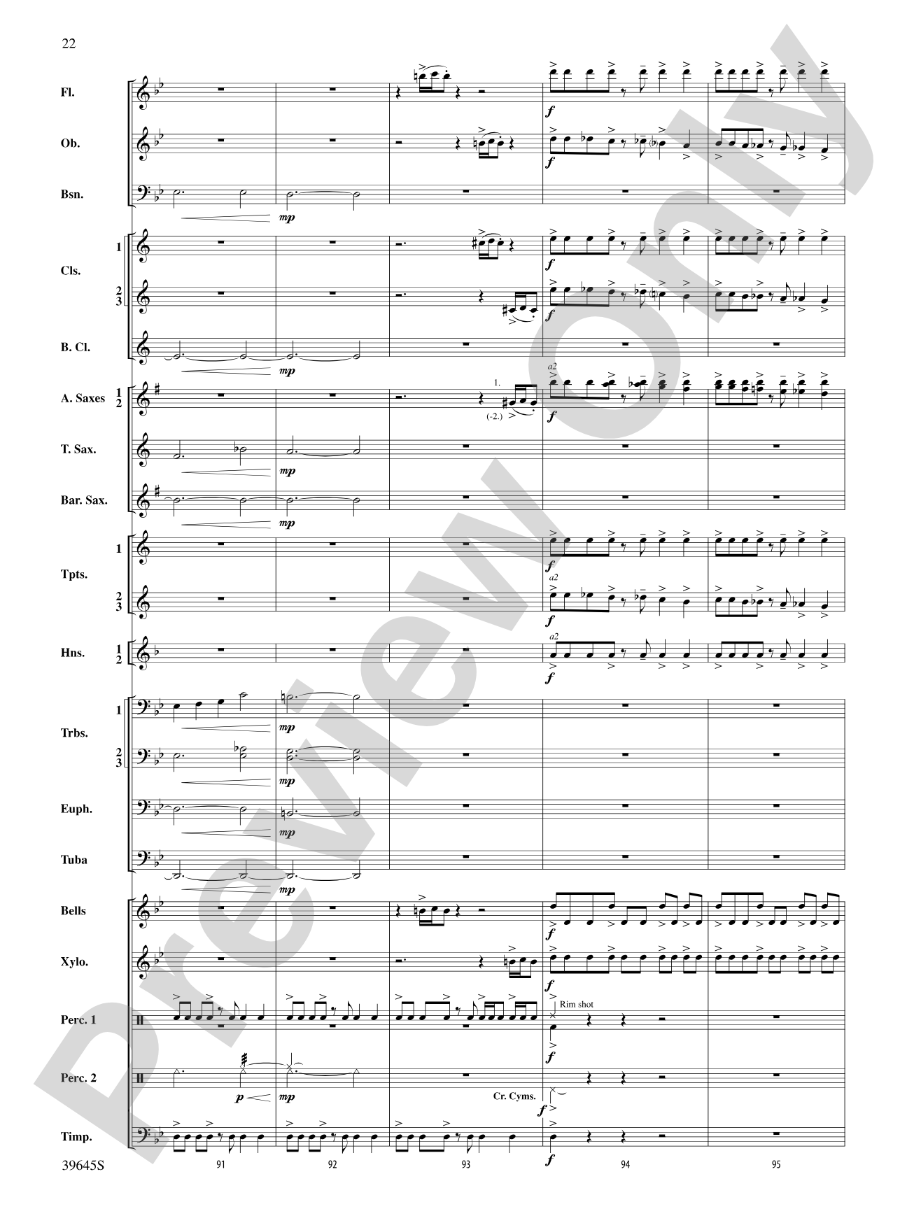 Whirlybird: Concert Band Conductor Score & Parts