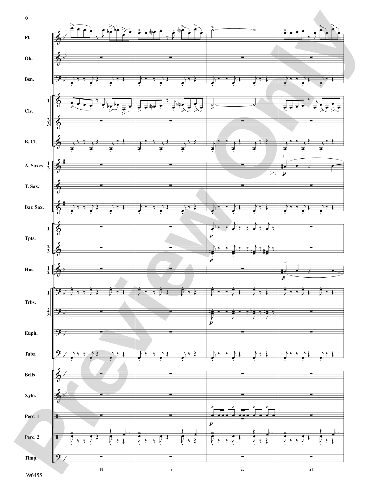 Whirlybird: Concert Band Conductor Score & Parts