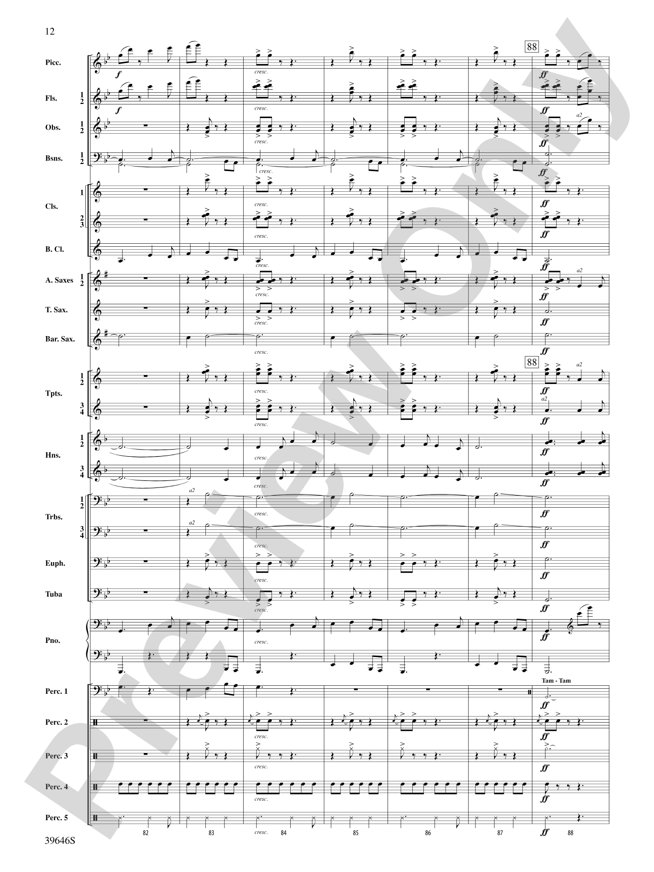 Scarborough Fair: Concert Band Conductor Score & Parts