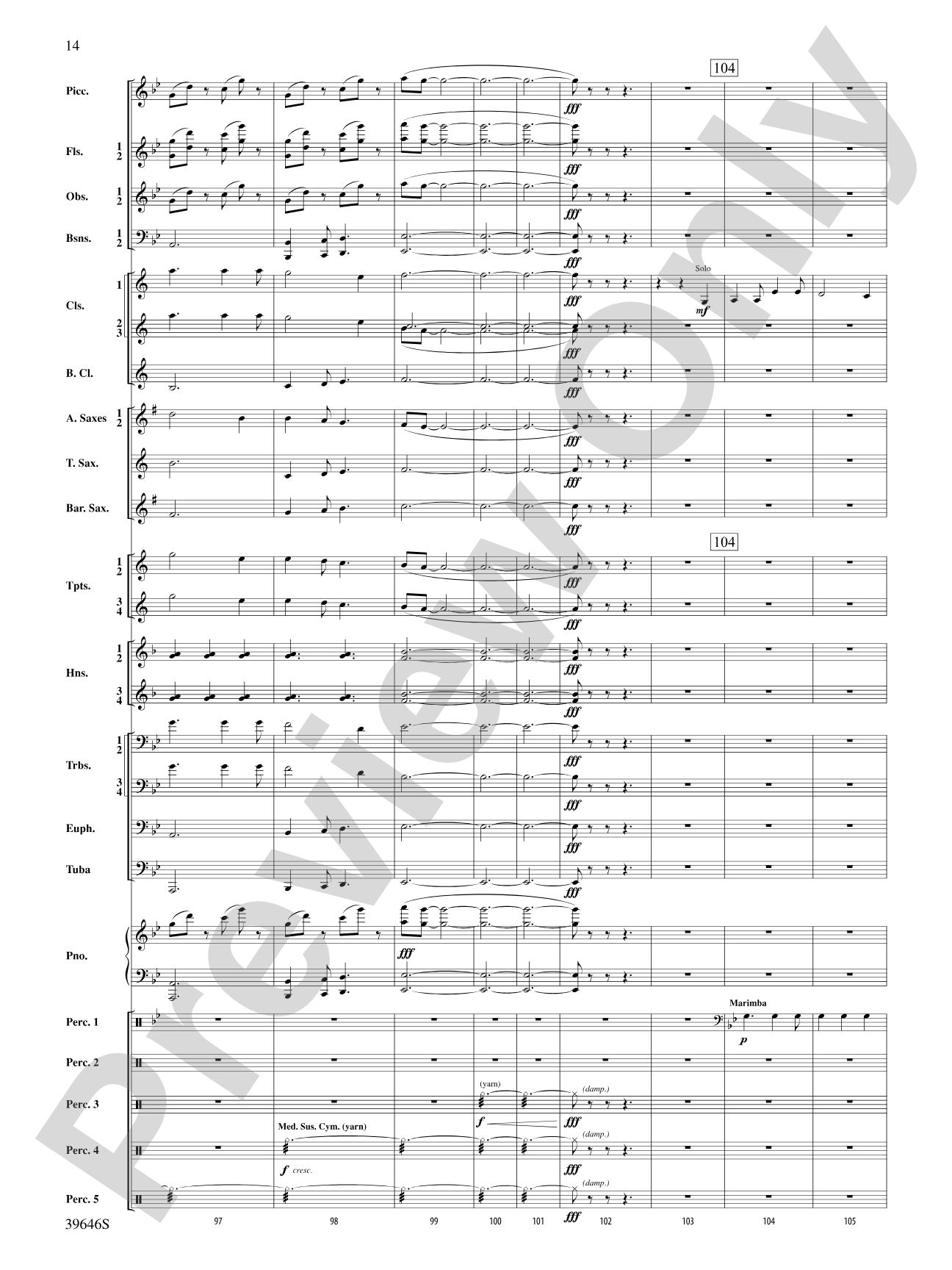 Scarborough Fair: Concert Band Conductor Score & Parts