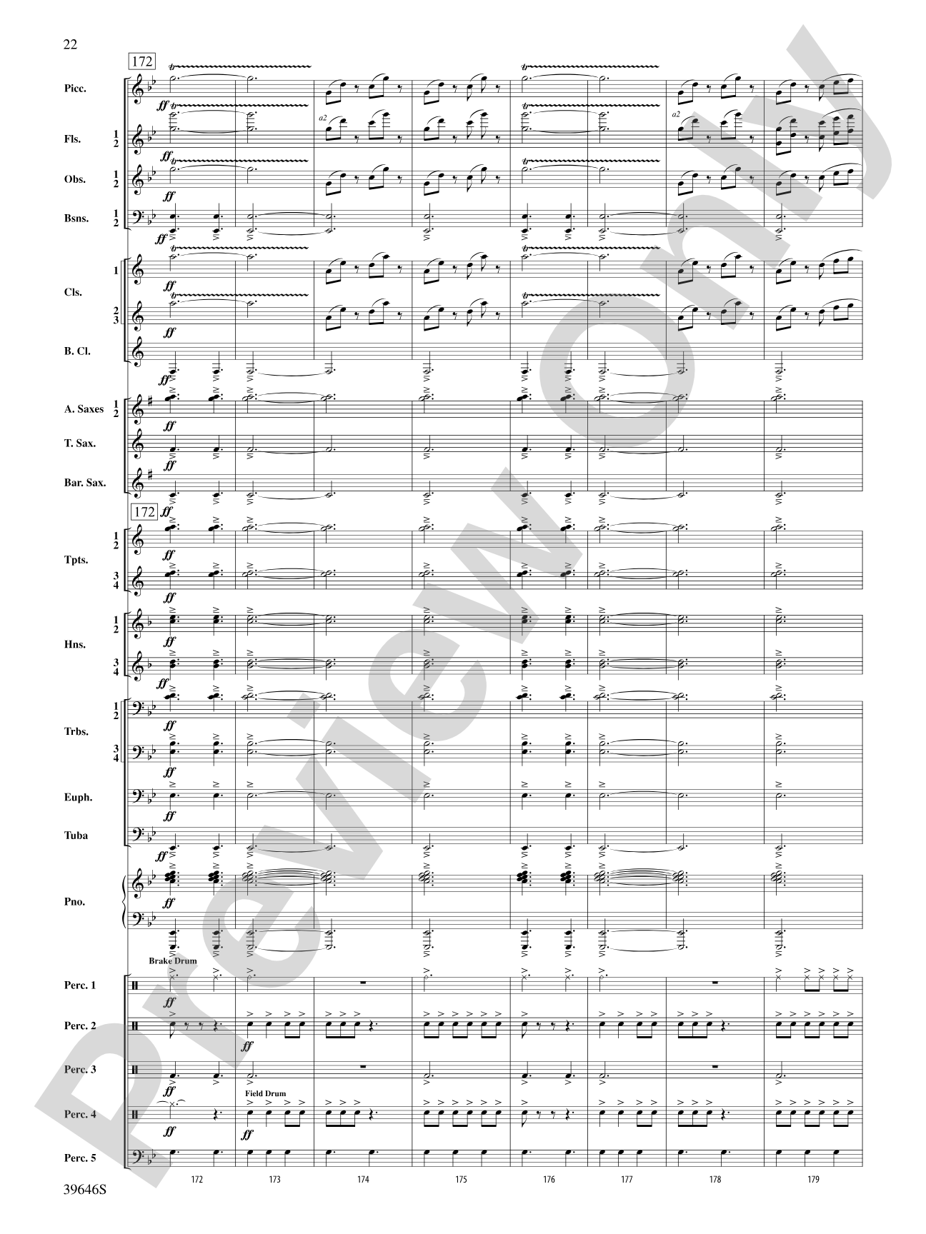 Scarborough Fair: Concert Band Conductor Score & Parts