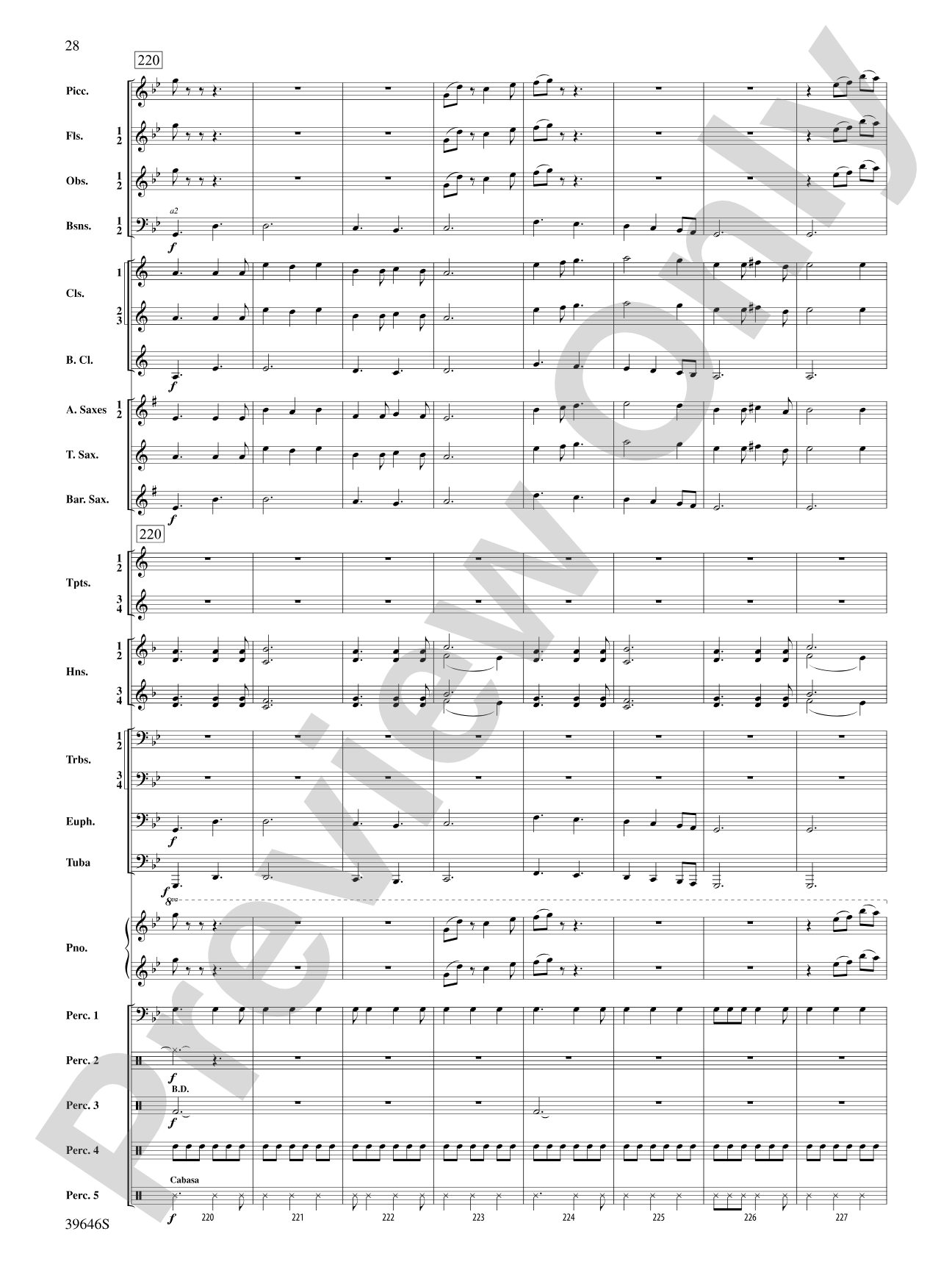 Scarborough Fair: Concert Band Conductor Score & Parts