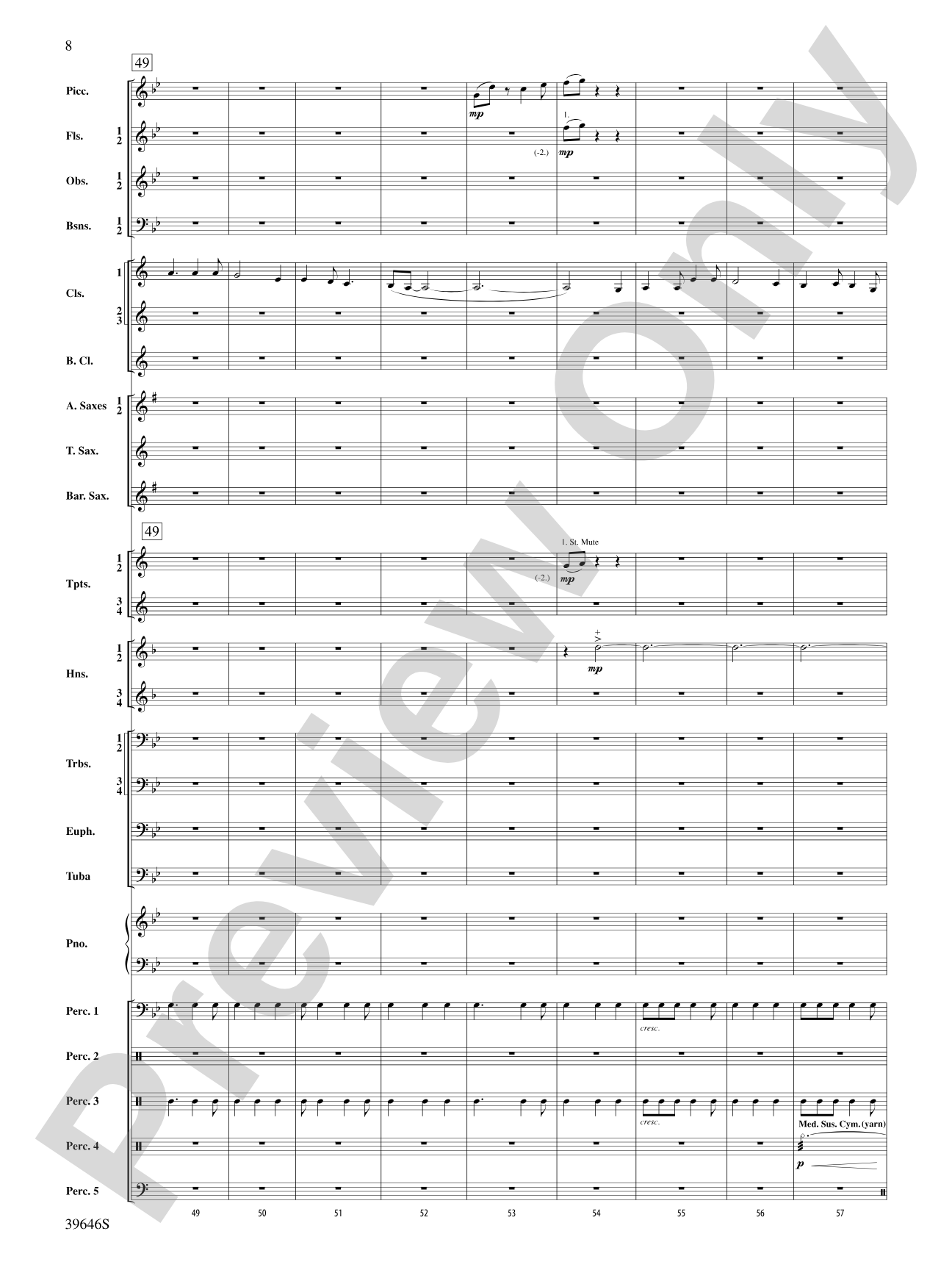 Scarborough Fair: Concert Band Conductor Score & Parts