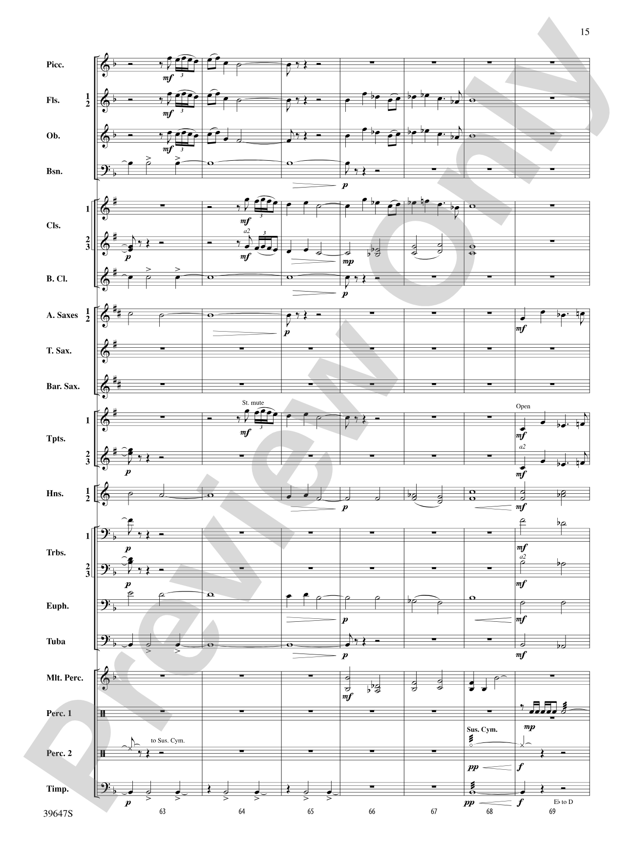 Oak Island Odyssey: Concert Band Conductor Score & Parts
