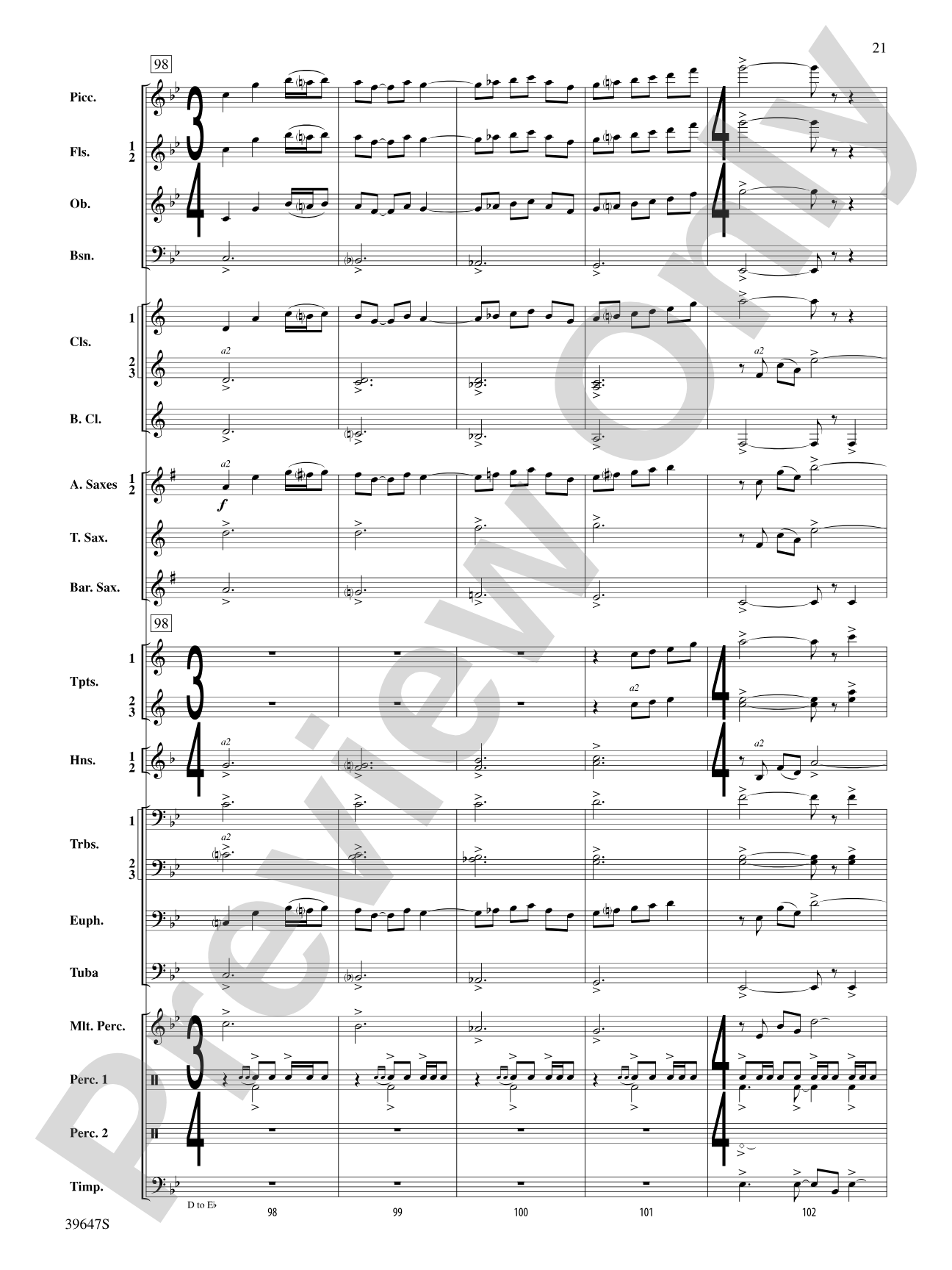 Oak Island Odyssey: Concert Band Conductor Score & Parts