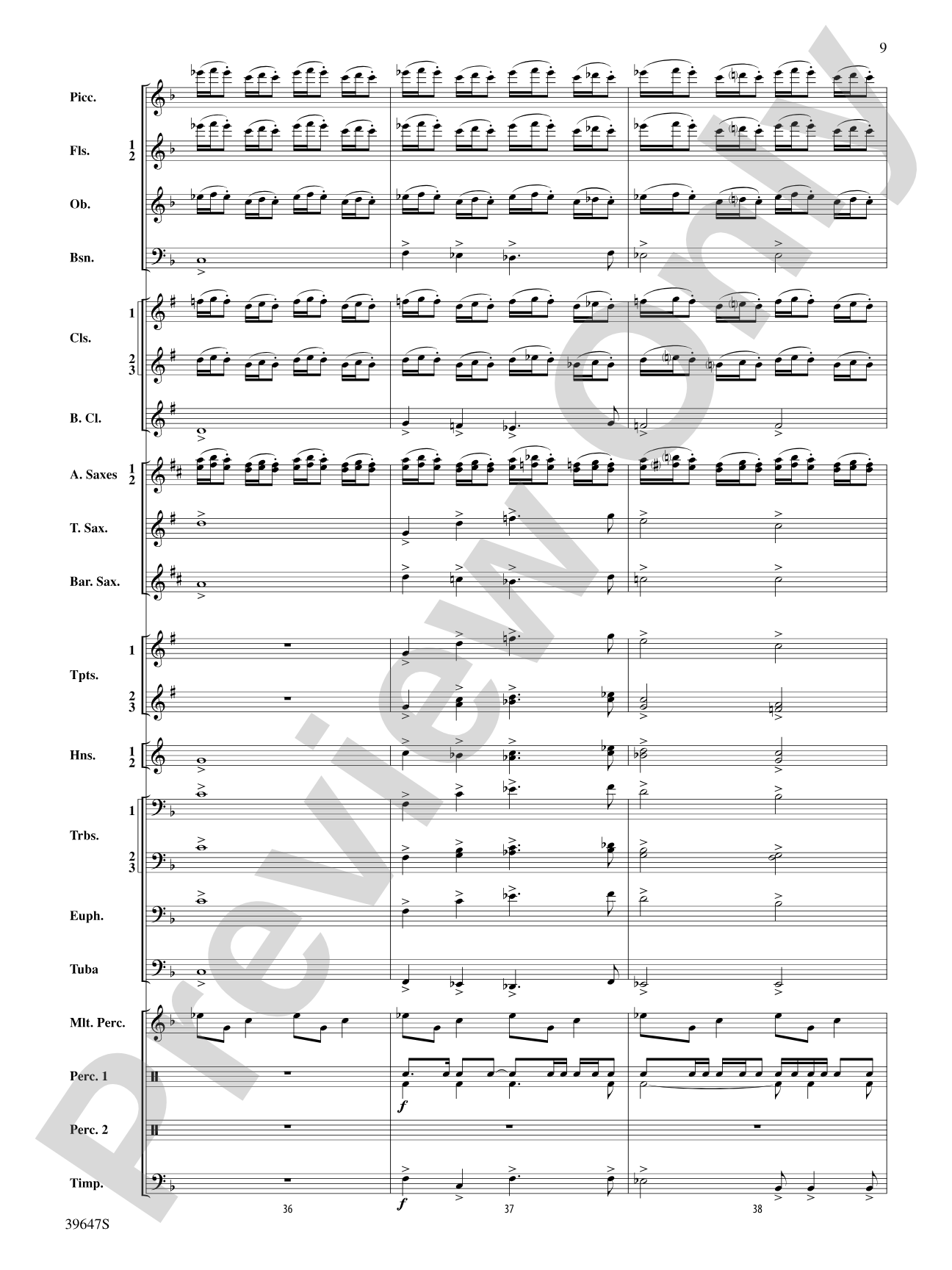 Oak Island Odyssey: Concert Band Conductor Score & Parts