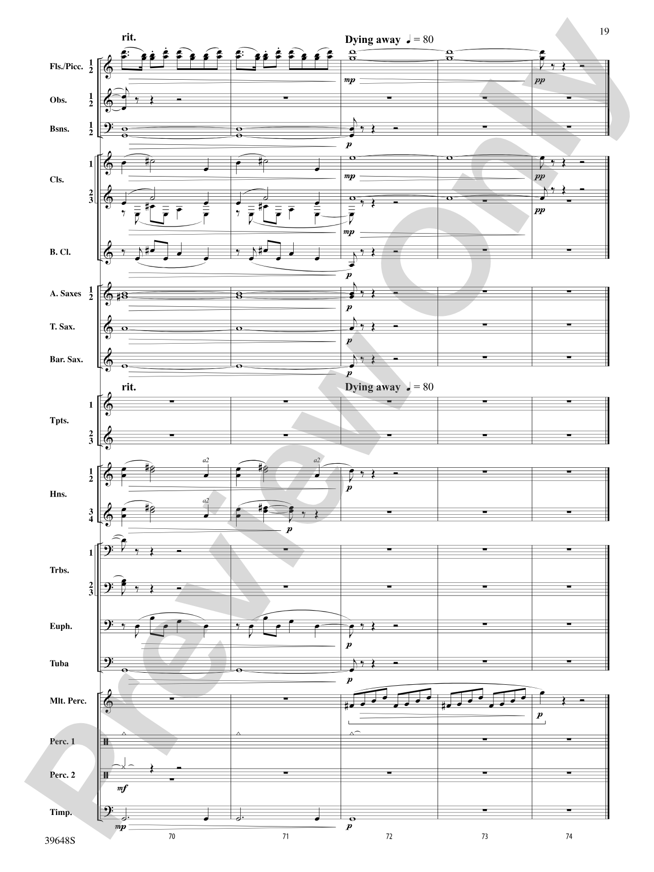 A Childhood Remembered: Concert Band Conductor Score & Parts