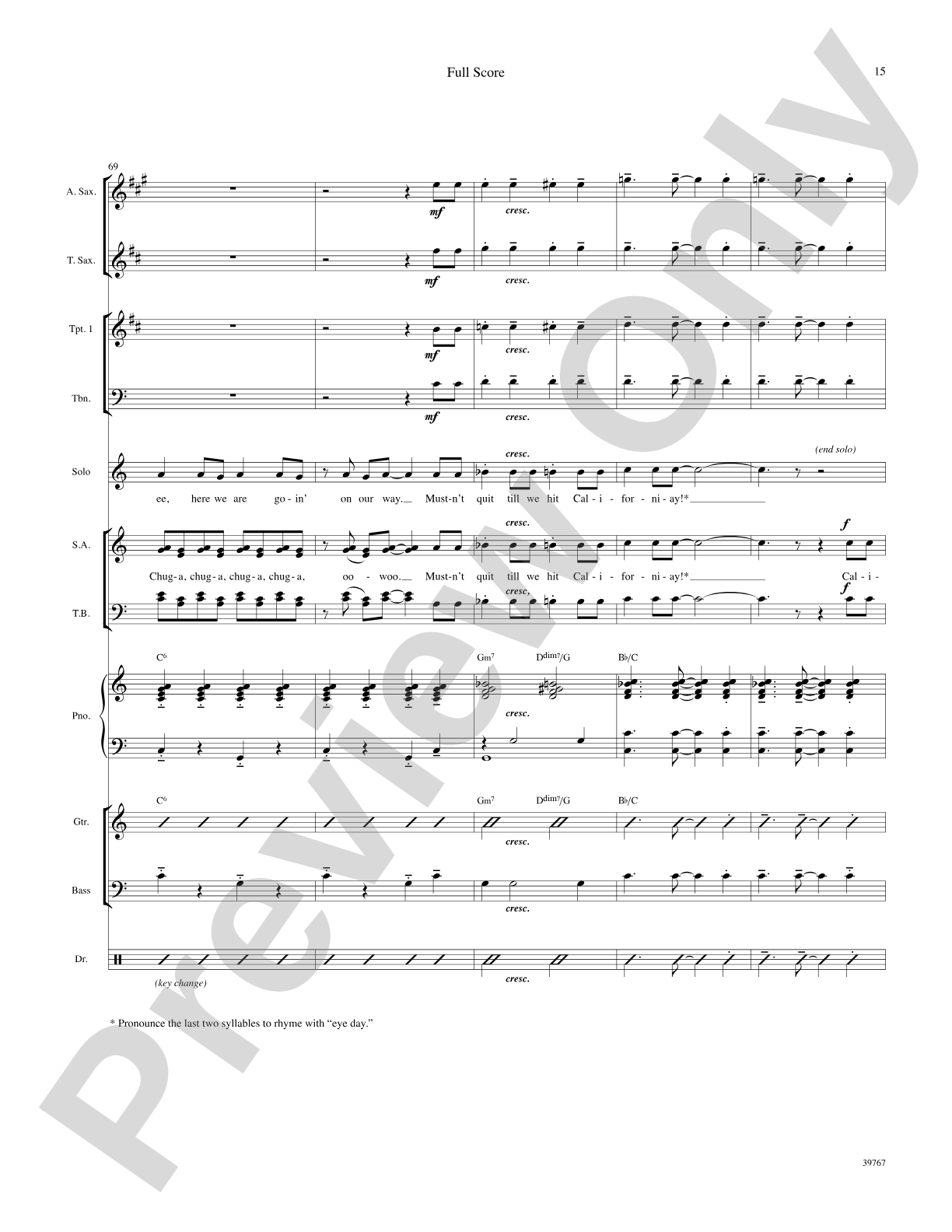 On the Atchison, Topeka and the Santa Fe: Choral SoundPax