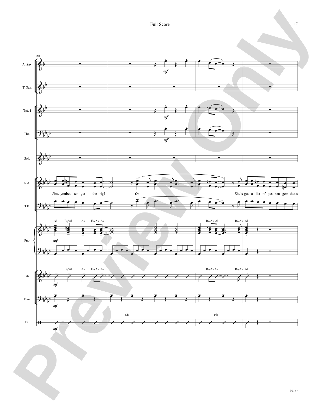 On the Atchison, Topeka and the Santa Fe: Choral SoundPax