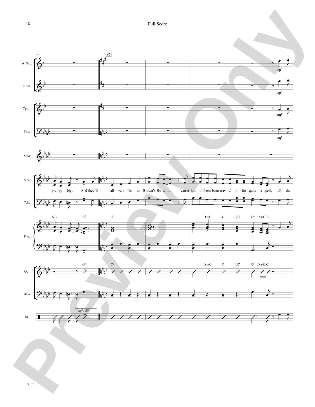 On the Atchison, Topeka and the Santa Fe: Choral SoundPax