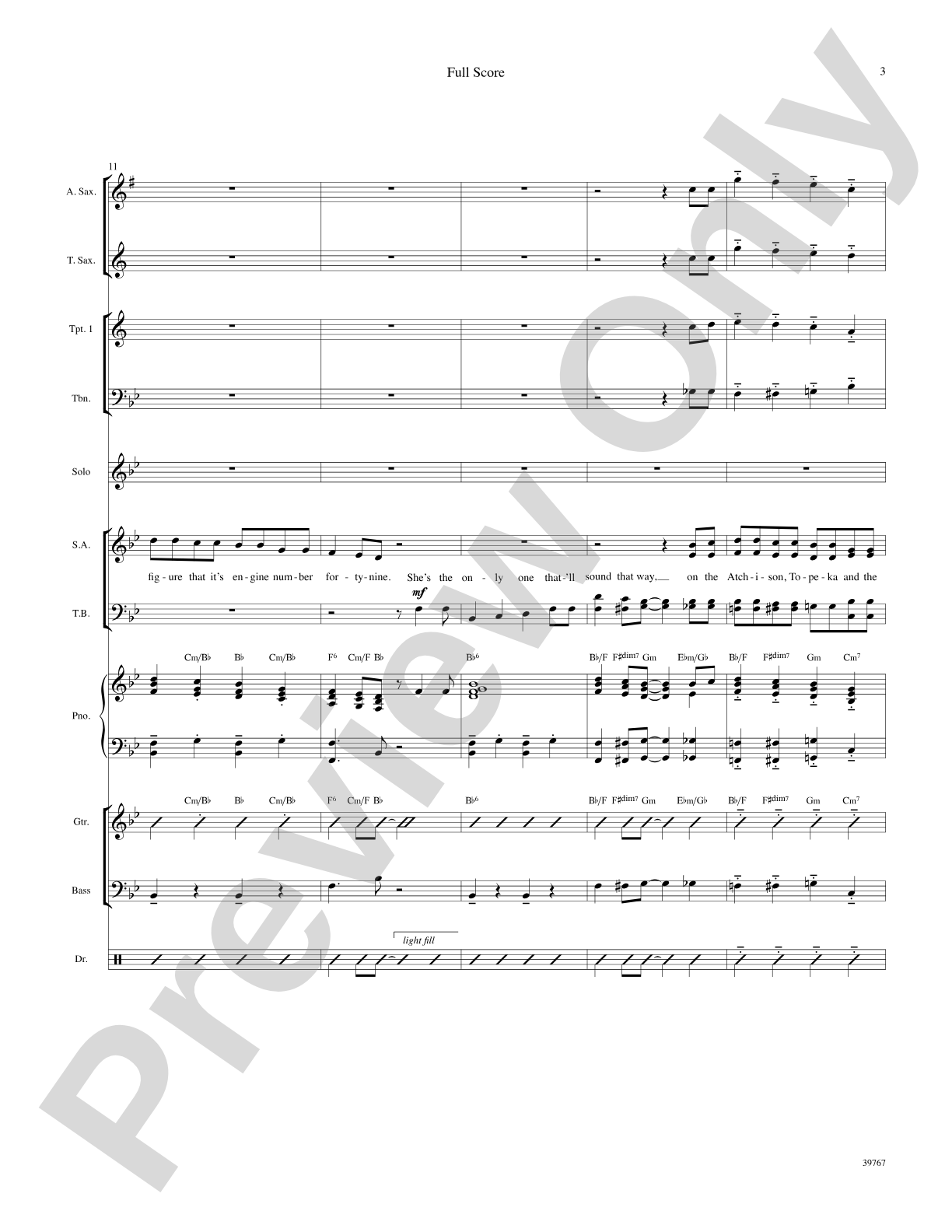On the Atchison, Topeka and the Santa Fe: Choral SoundPax