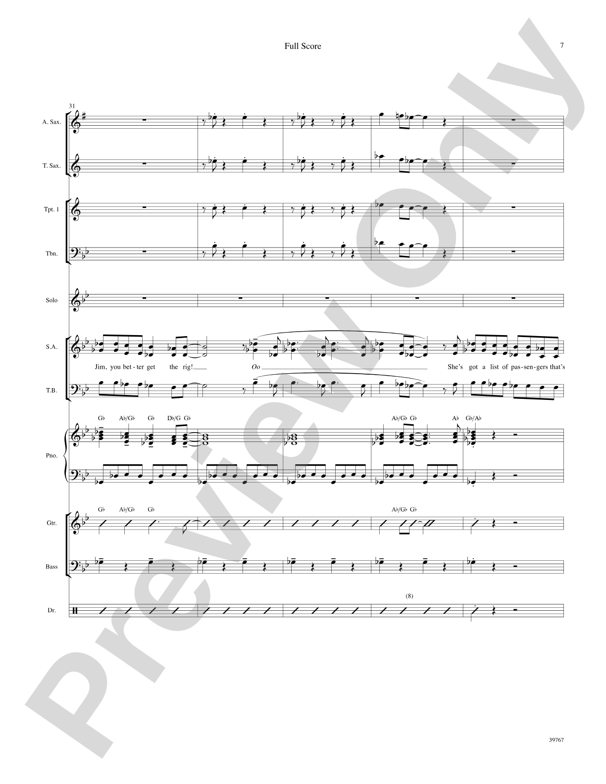 On the Atchison, Topeka and the Santa Fe: Choral SoundPax