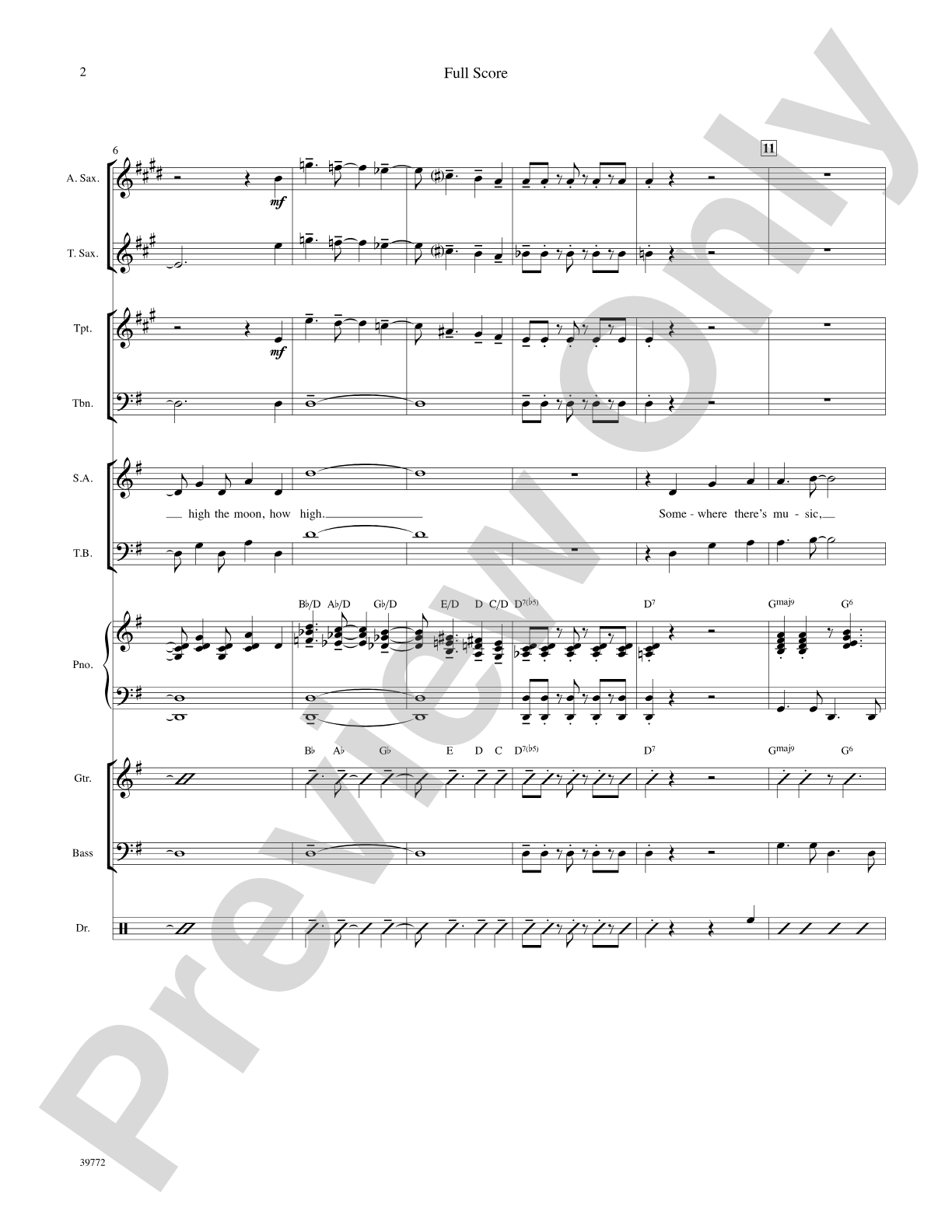 How High the Moon: Choral SoundPax