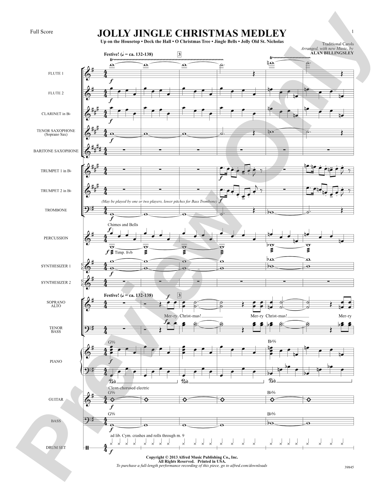 Jolly Jingle Christmas Medley: Choral SoundPax