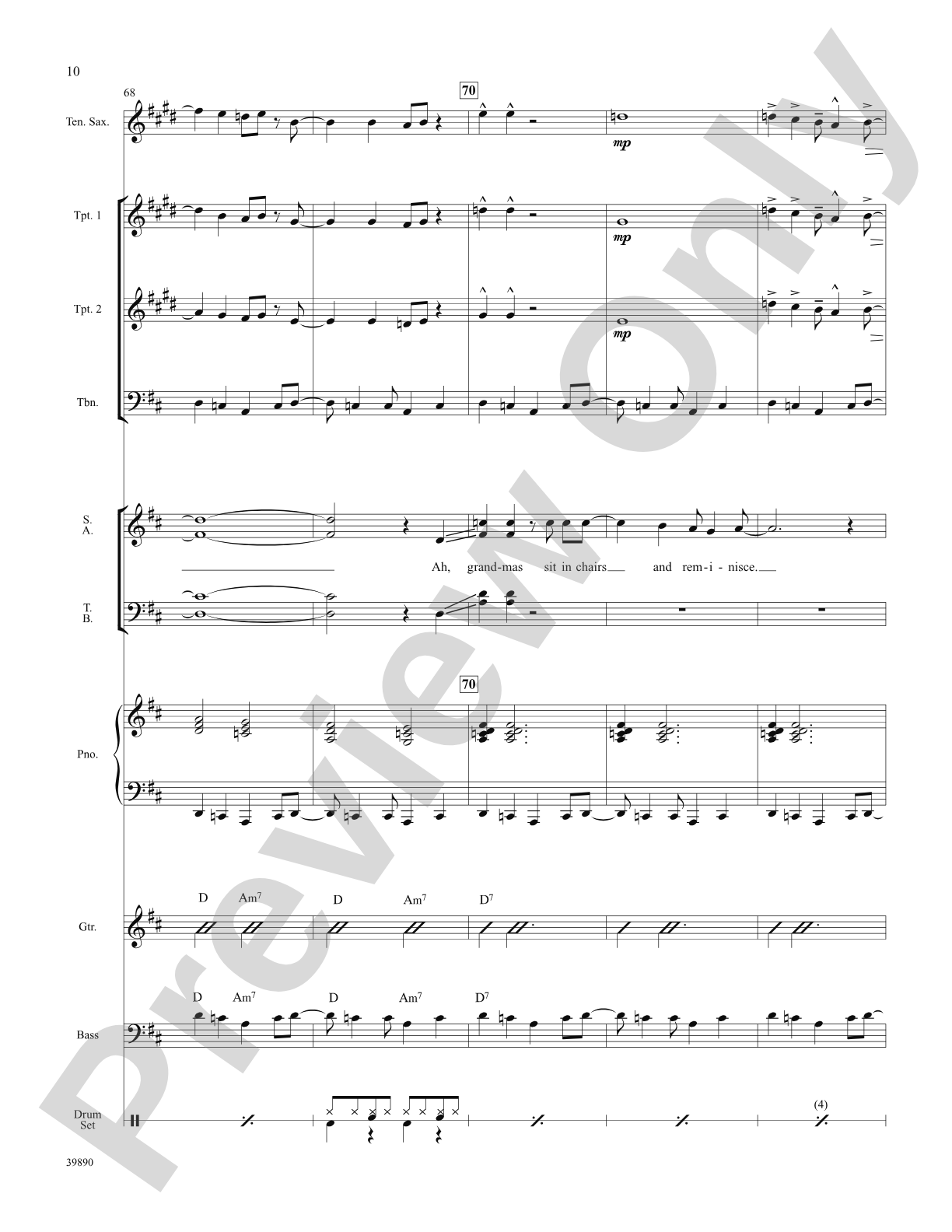 The Beat Goes On: Score: Choral SoundPax