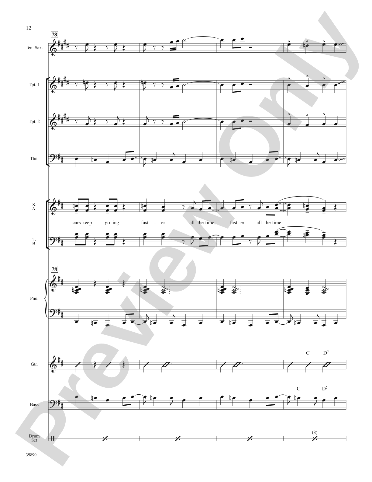 The Beat Goes On: Score: Choral SoundPax